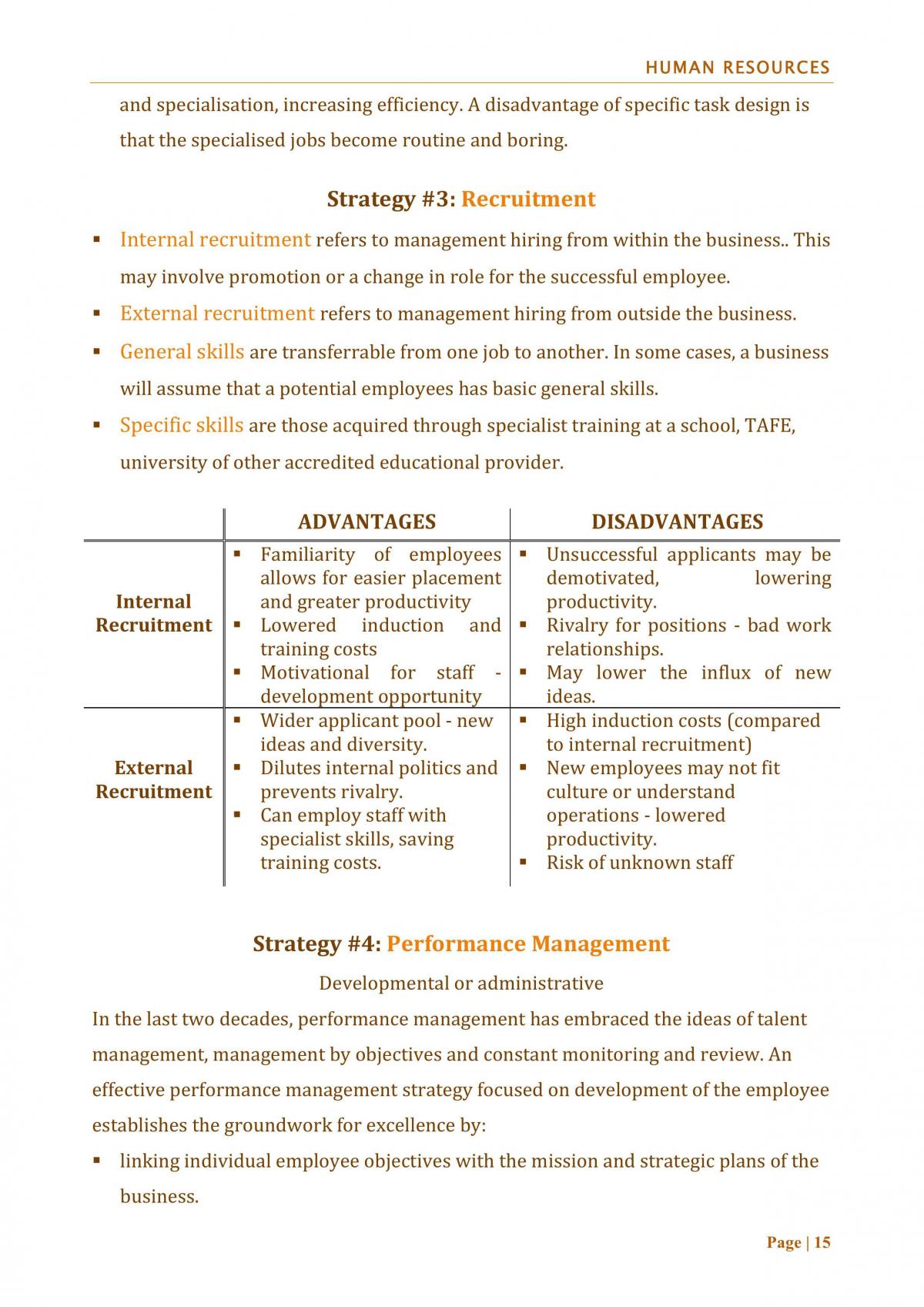 Complete Human Resources Notes - Page 15