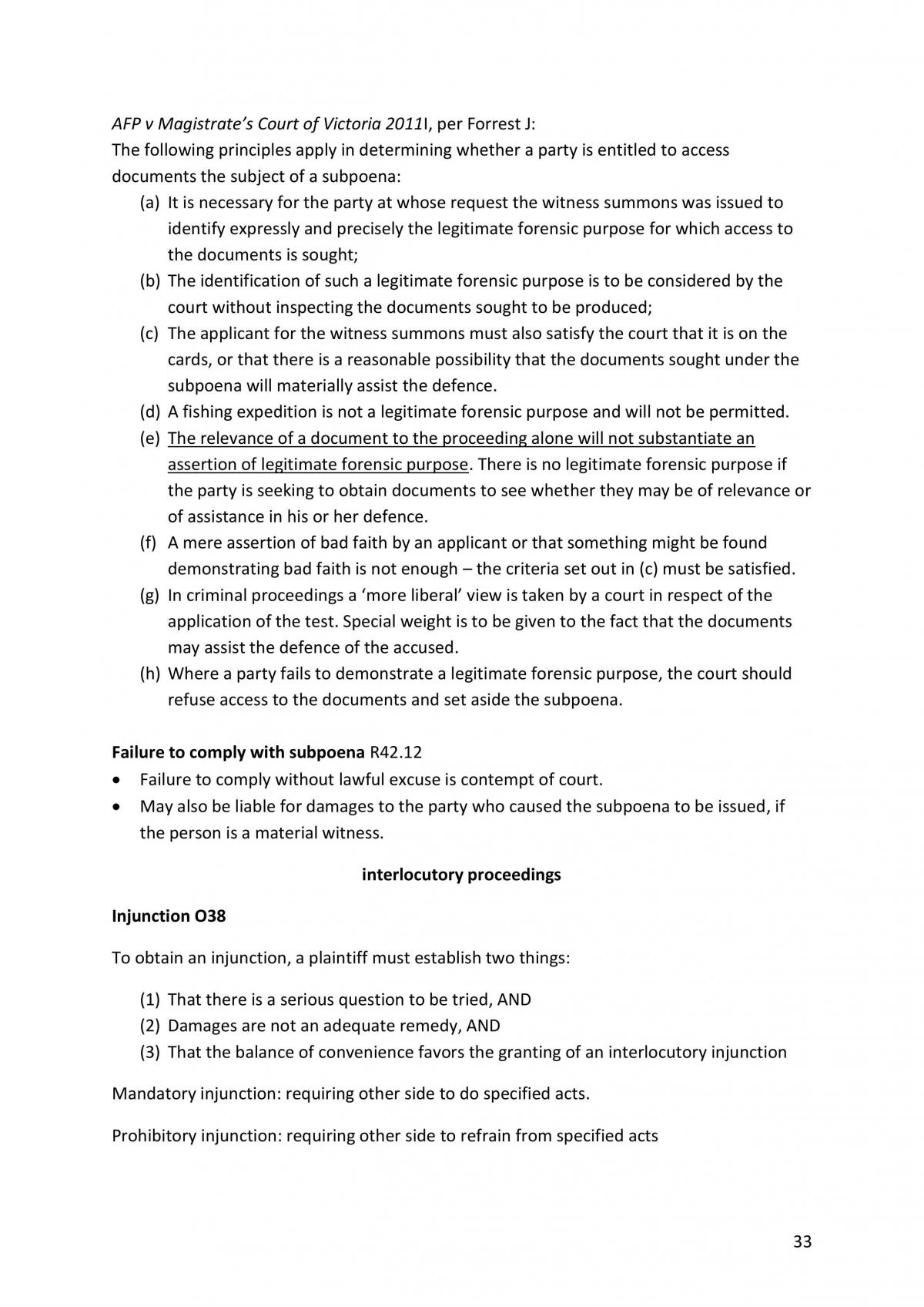 Full Civil Procedure Notes - Page 33