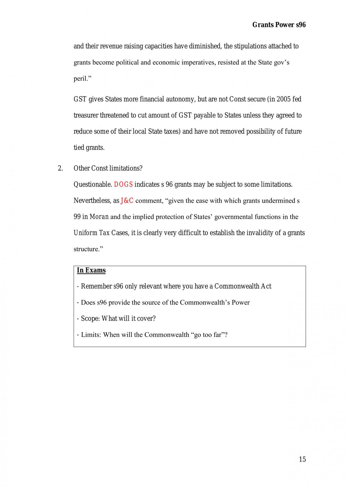 Grants Power Law Notes - Page 15
