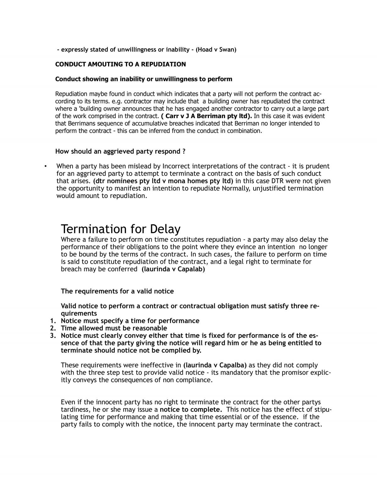 Exam Notes Contract Law - Page 60