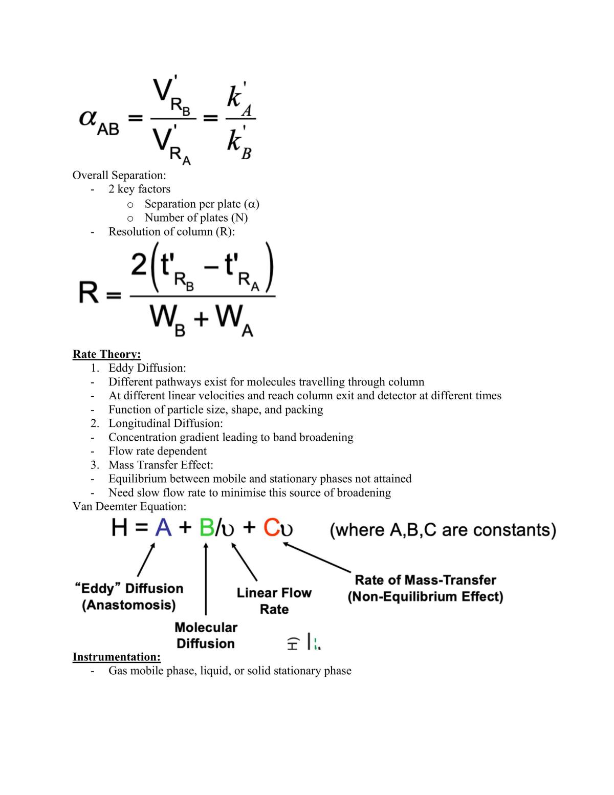 Complete Study Notes for CHM311 - Page 15