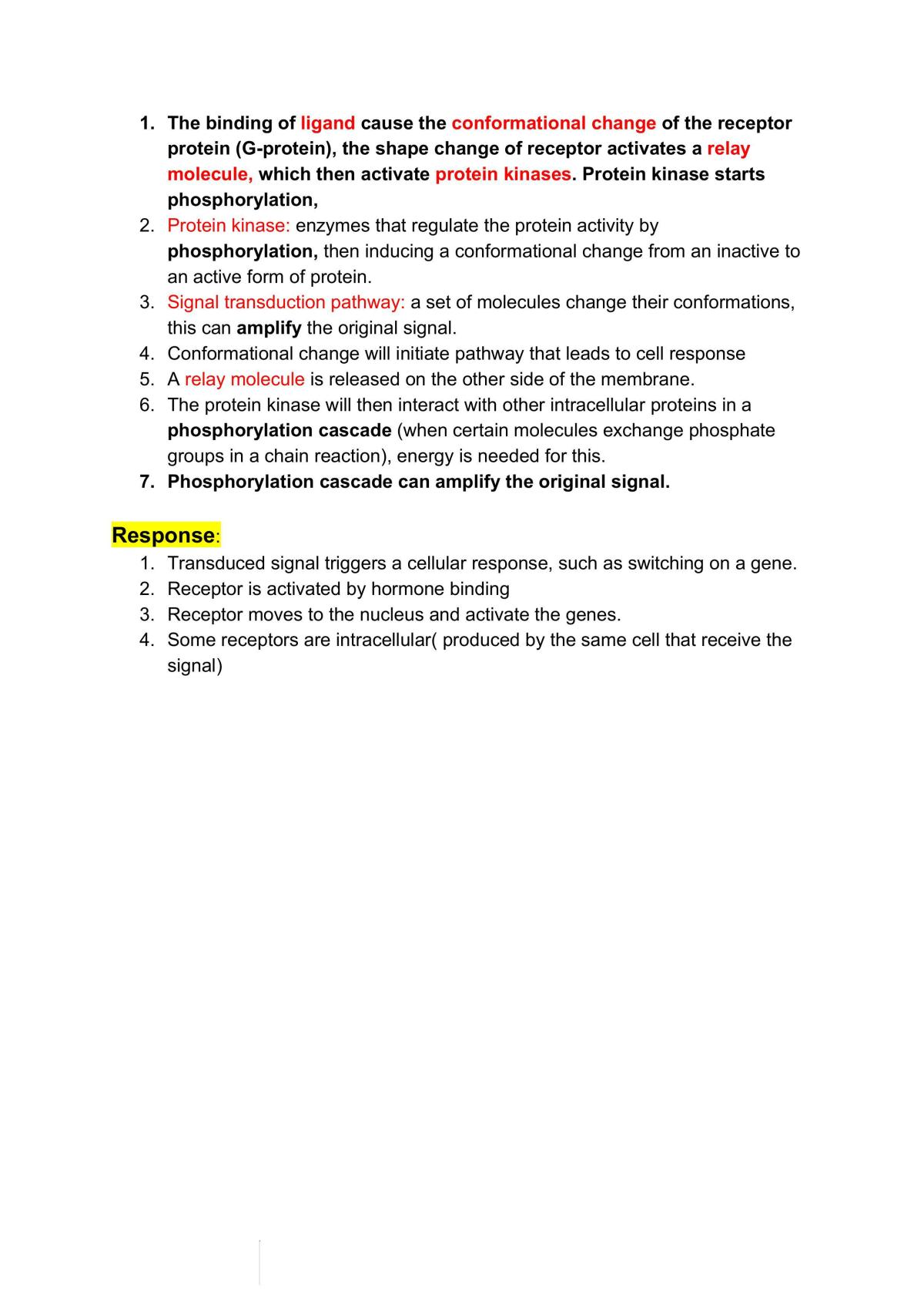 Biology of Cells Notes - Lectures 2 to 12 - Page 15