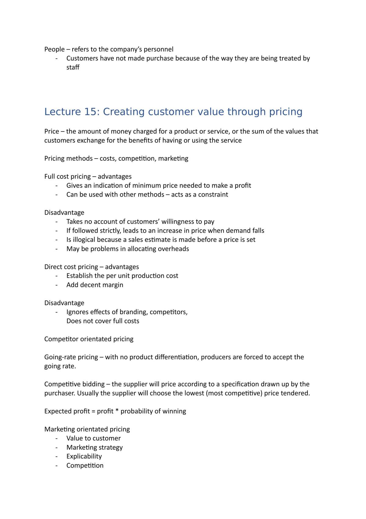 Marketing Theory & Practice Review Guide - Page 19