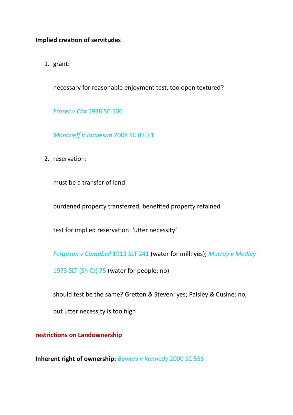 Scottish Property Law Study Notes - Page 149