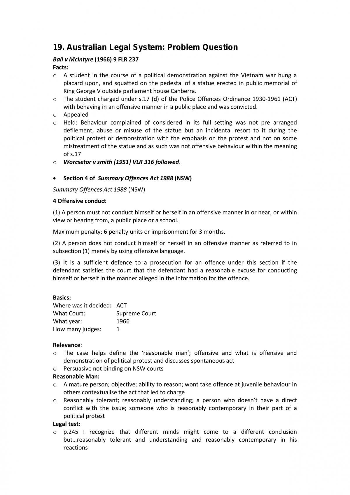 Foundations of Law Summerized Case Notes, Questions - Page 63