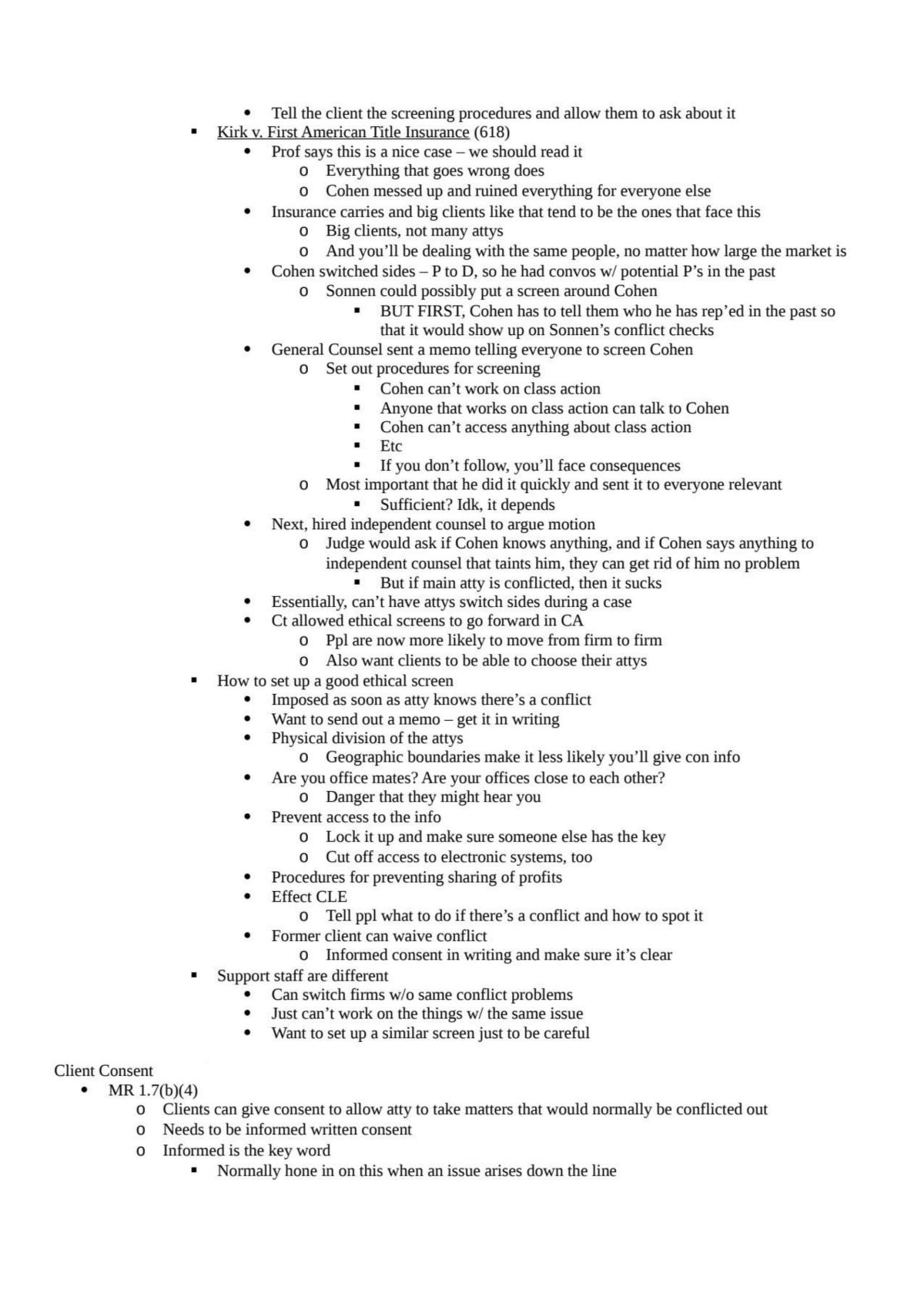 Professional Responsibility Notes - Page 39