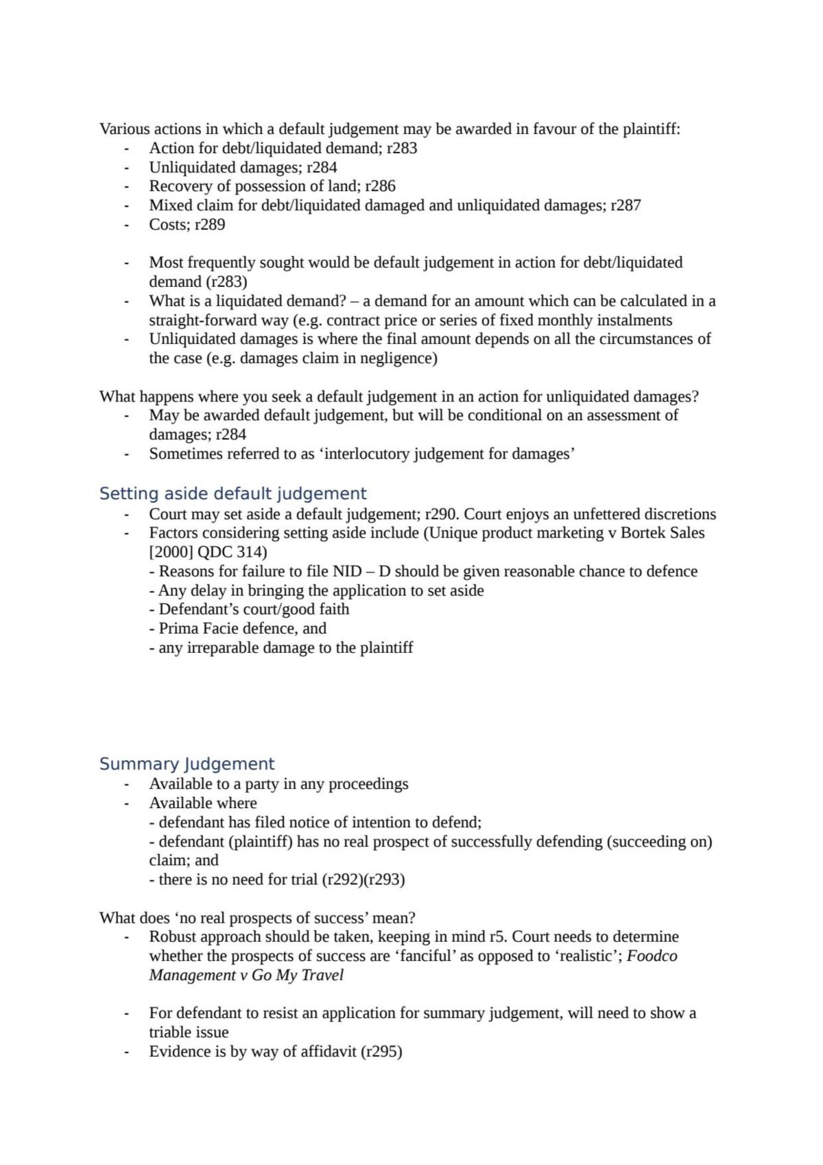 Civil Procedure Notes - Page 33