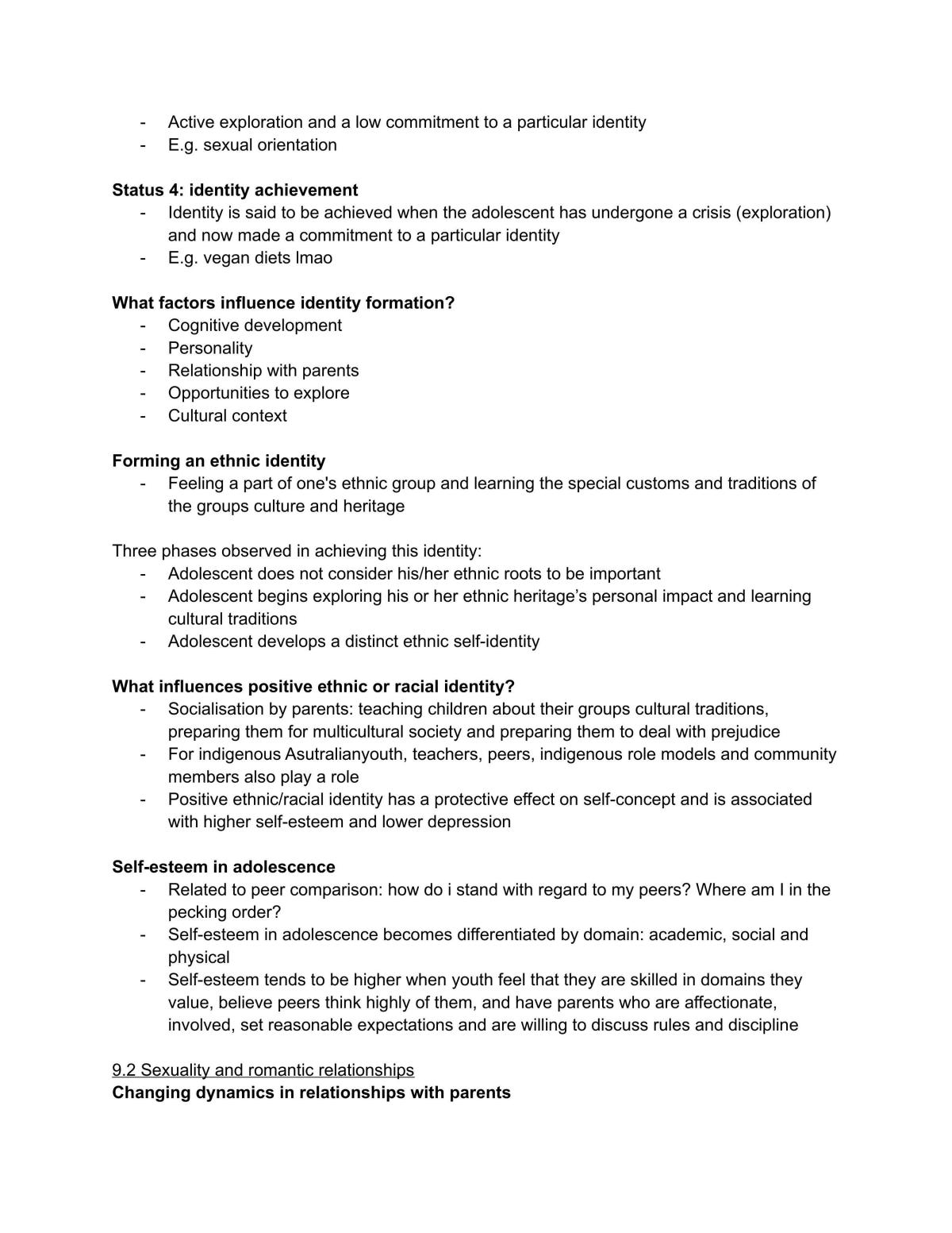 Human Development in Social Context Study Notes - Page 44