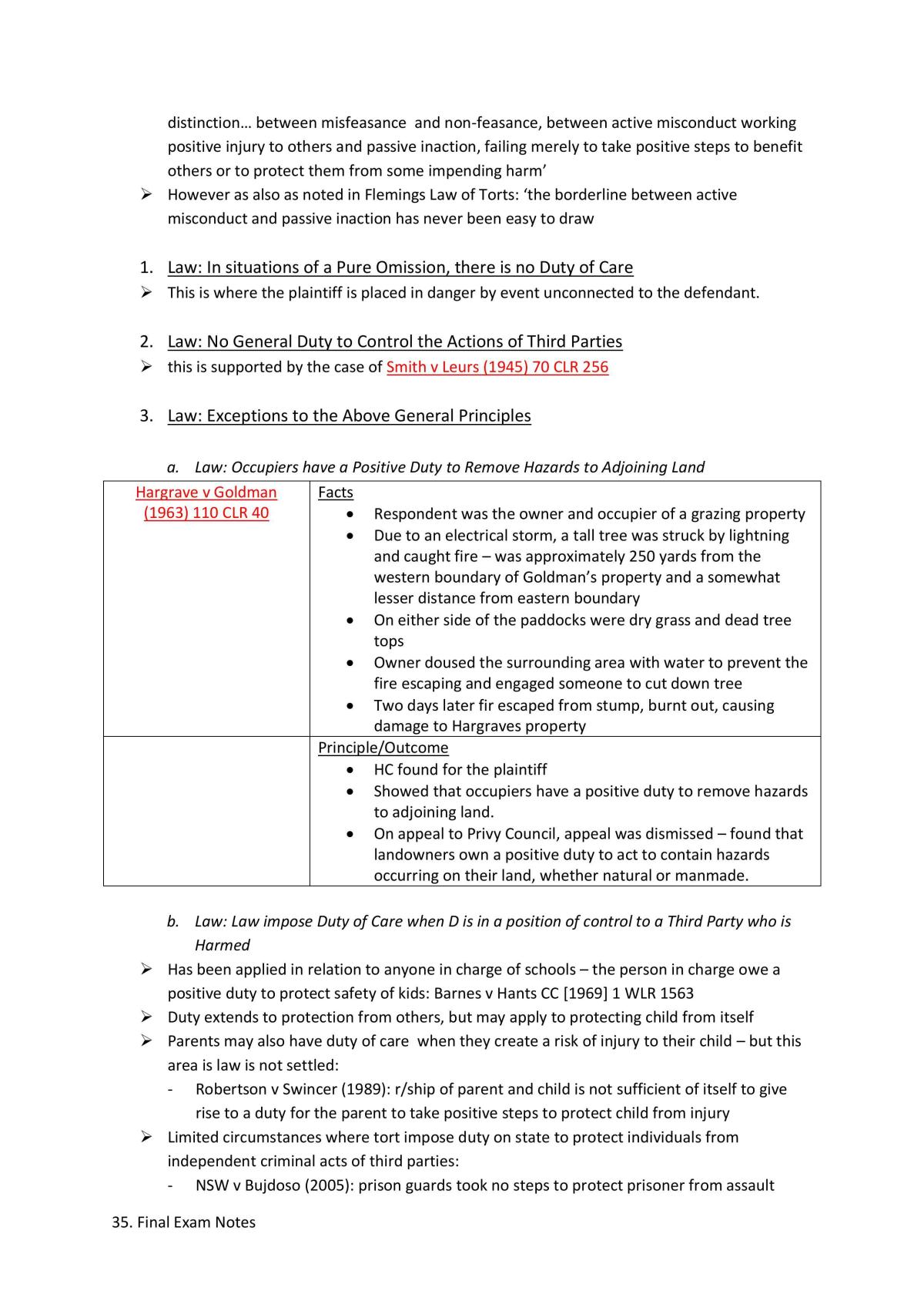 Law Of Torts Study Notes - Page 35
