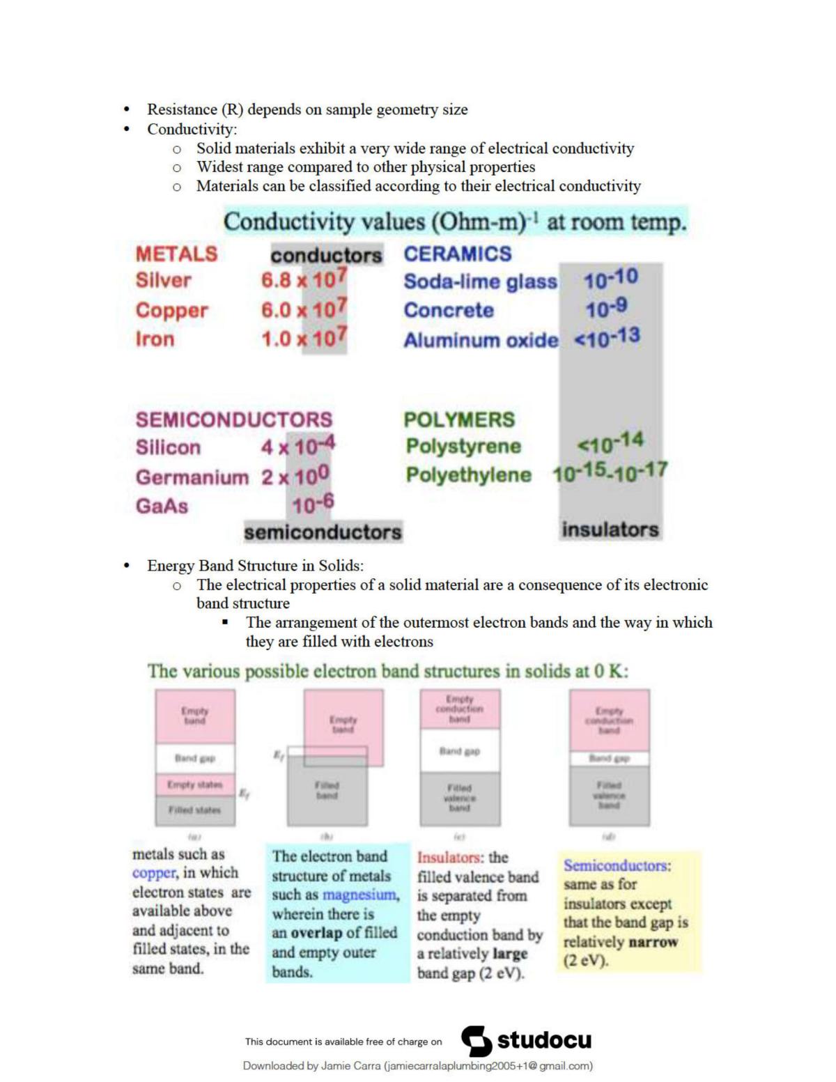 Materials Science Final Exam Notes - Page 31