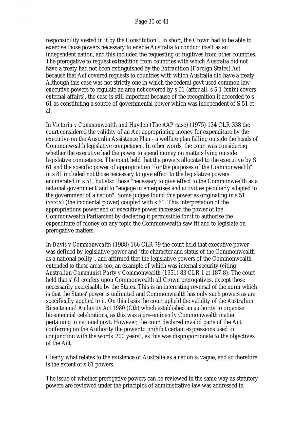 Constitutional Law Notes - Page 30