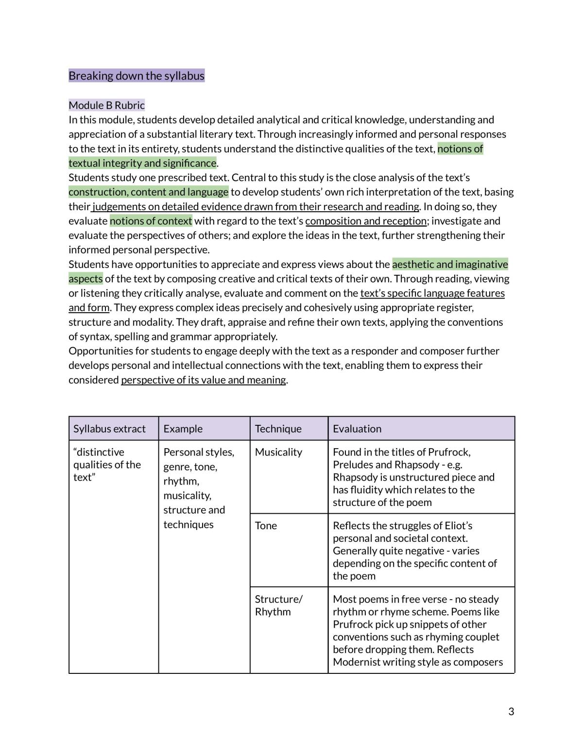 Full Module B - Critical Study of Literature Notes - Page 3
