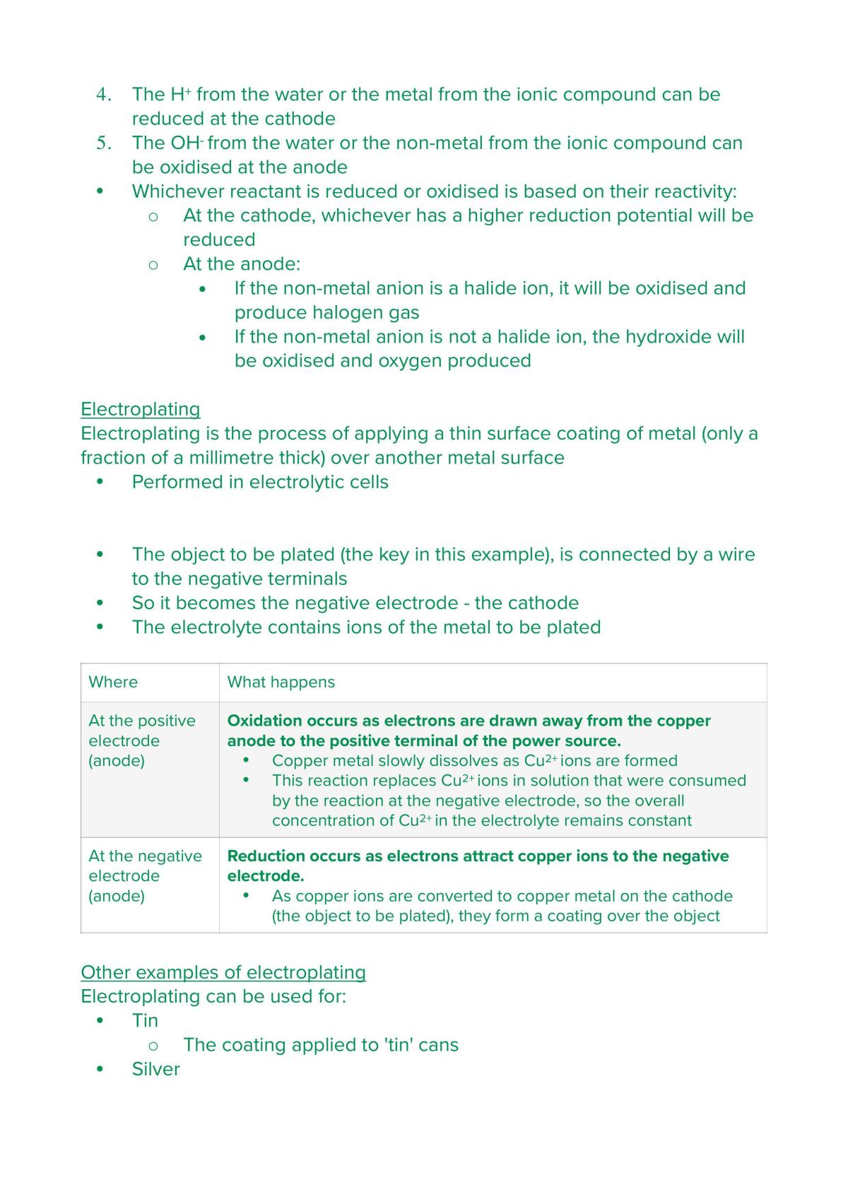 Complete study notes - Chemistry WACE ATAR Unit 3 - Page 19