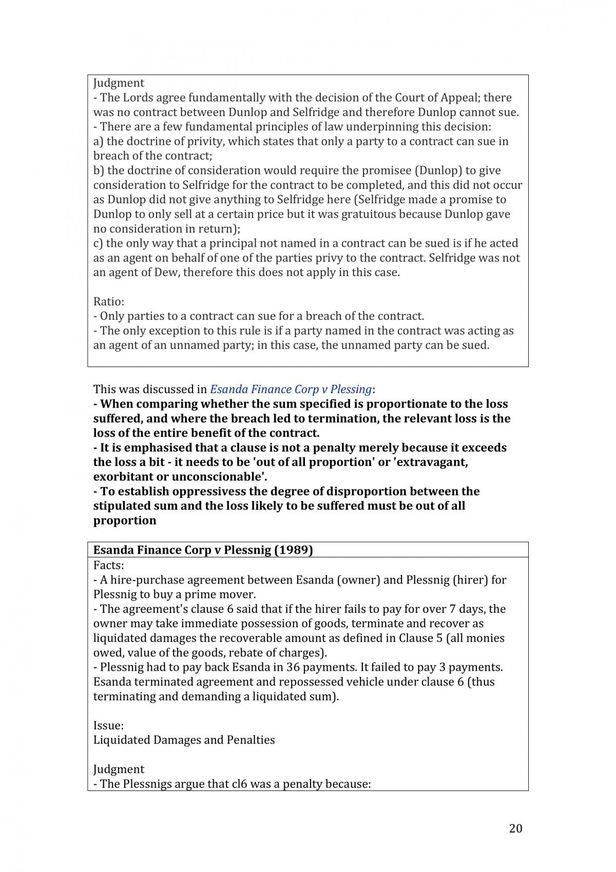 Complete Set of Notes for Damages - Page 20