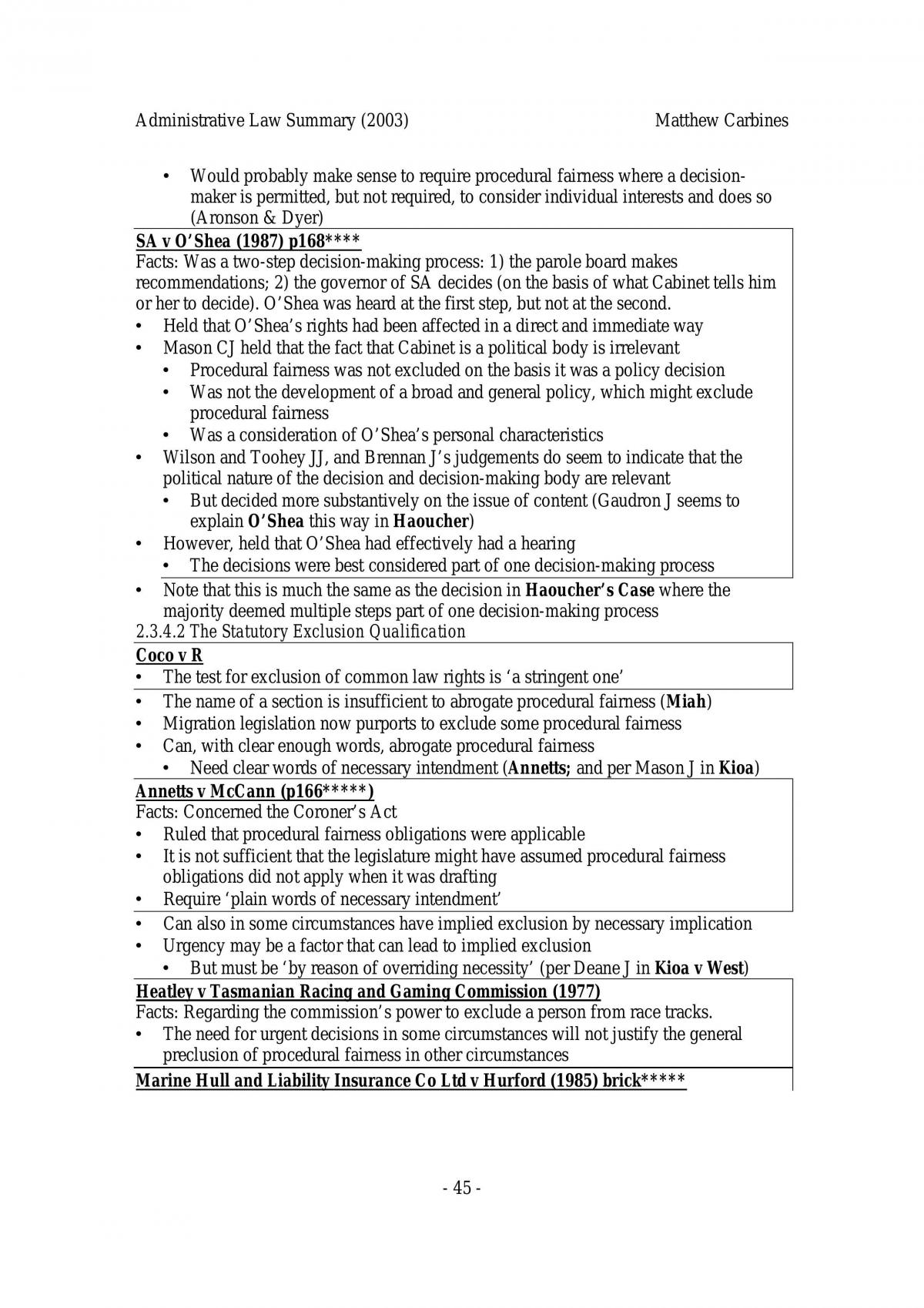 Admin Law Notes - Page 45