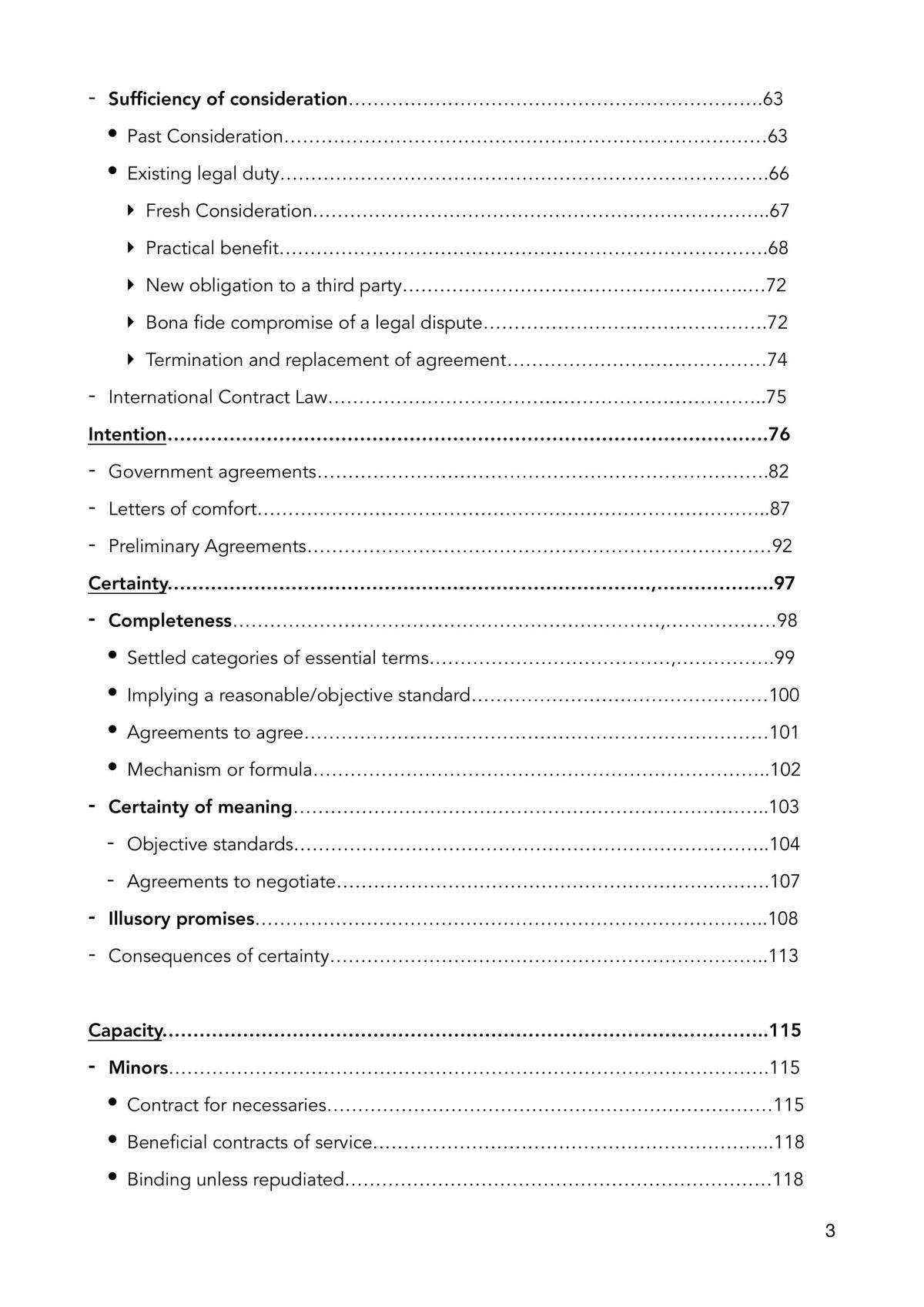 Contract law exam notes 280 pages - Page 3