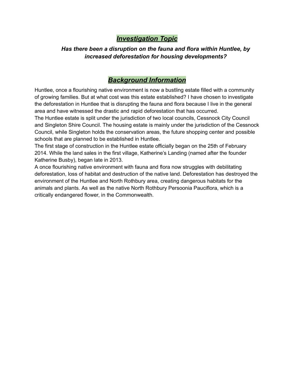 Senior Geography Project  - Page 3
