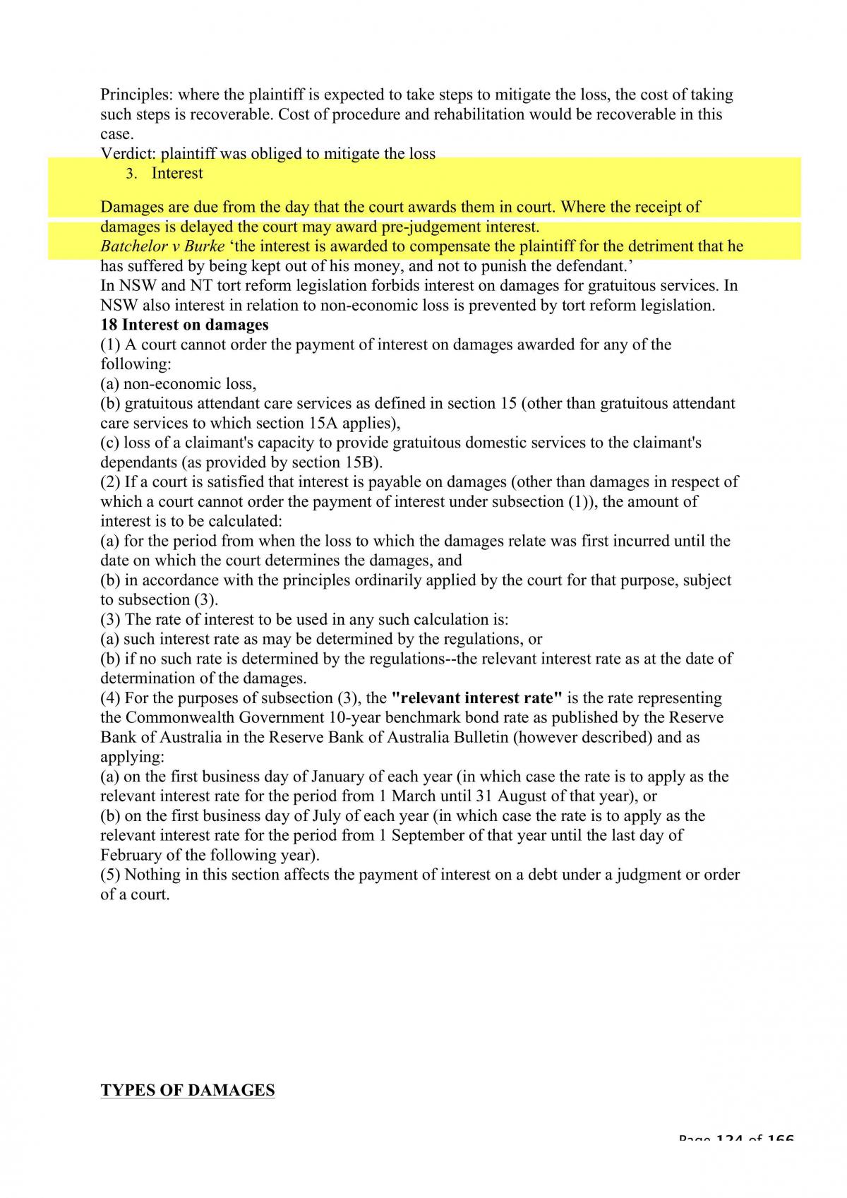 Torts Exam Notes - Page 124