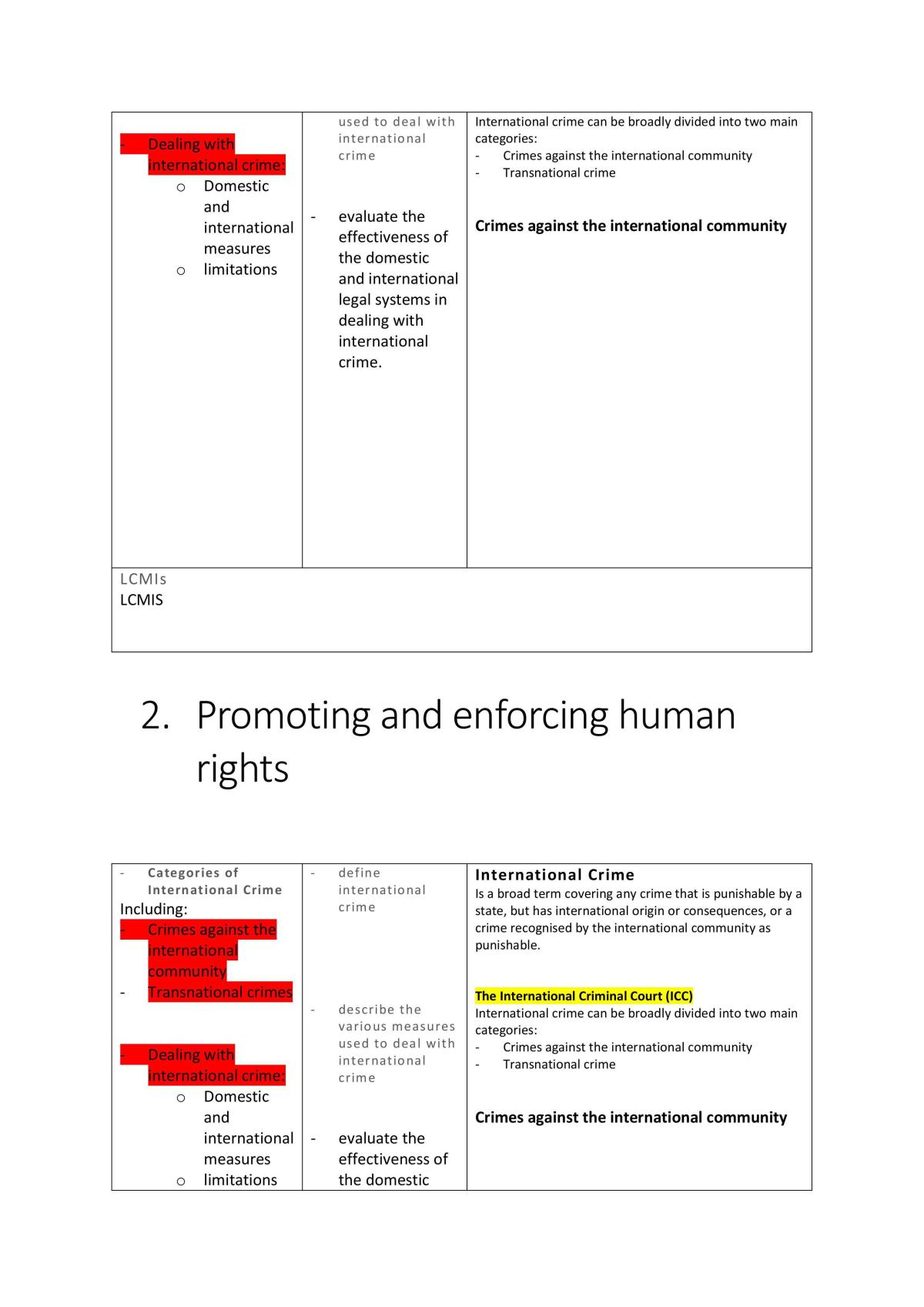 Crime/Human Rights notes - Page 16
