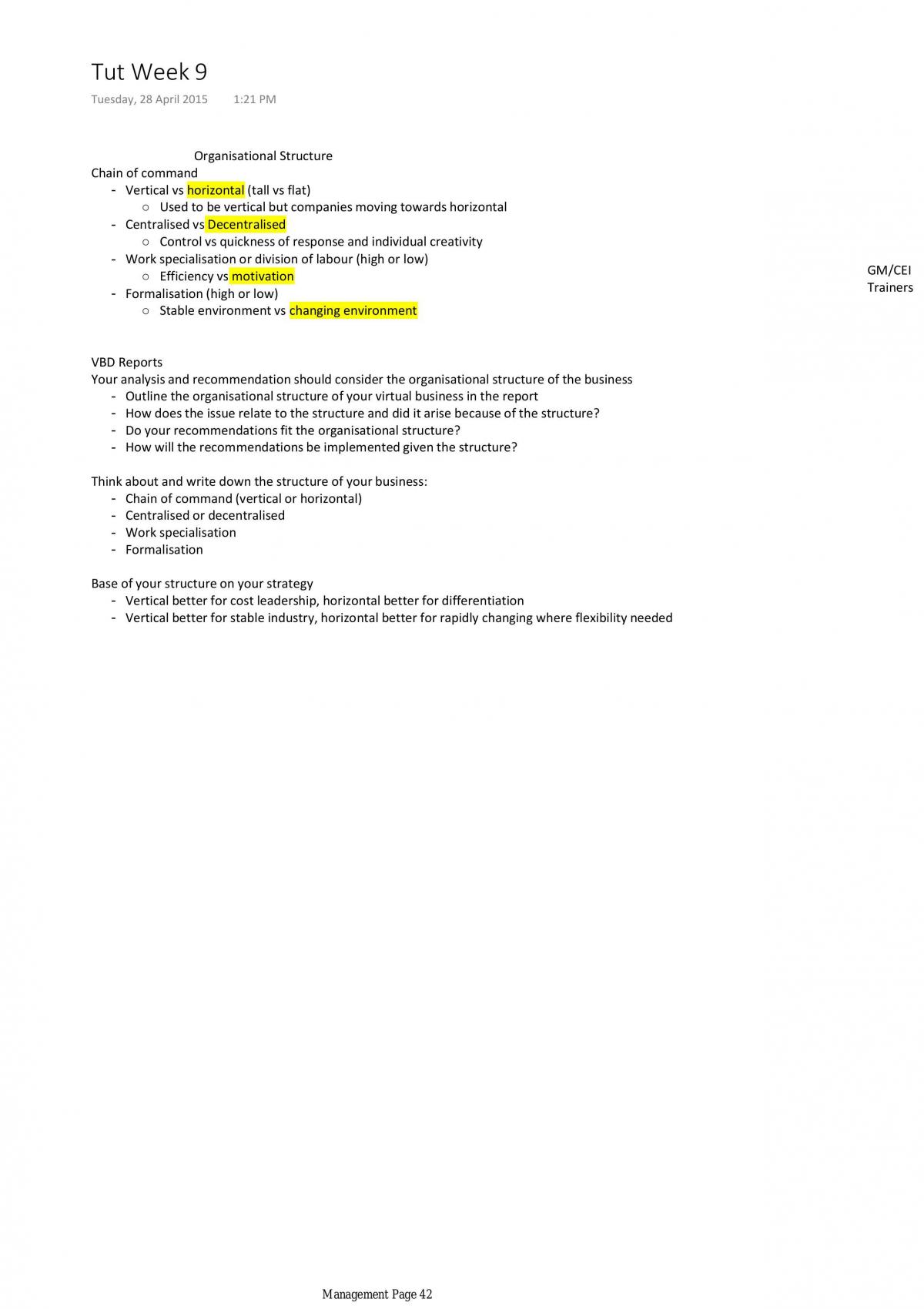 Management Study Notes - Page 42