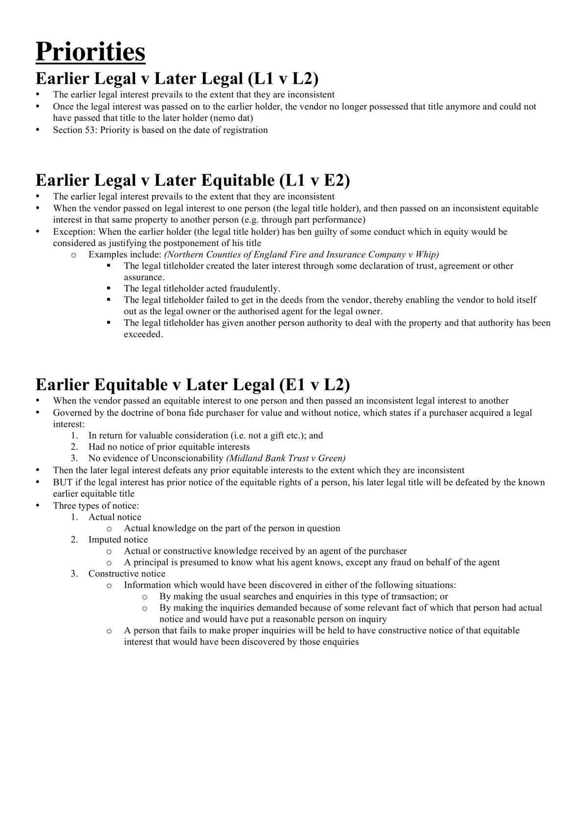 Property Law Study Notes - Page 18