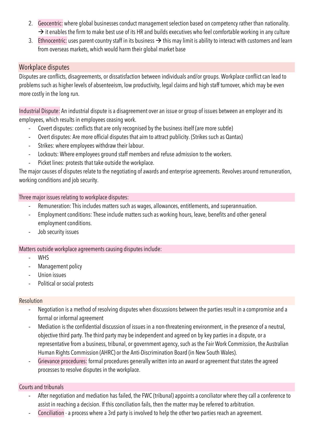 Business Studies Notes HSC - Page 47