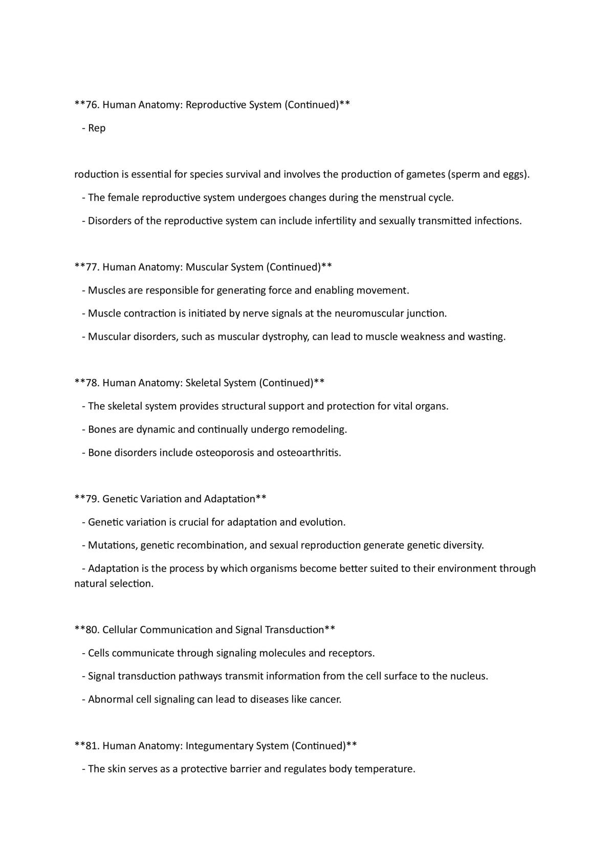 Biology Study notes - Page 14