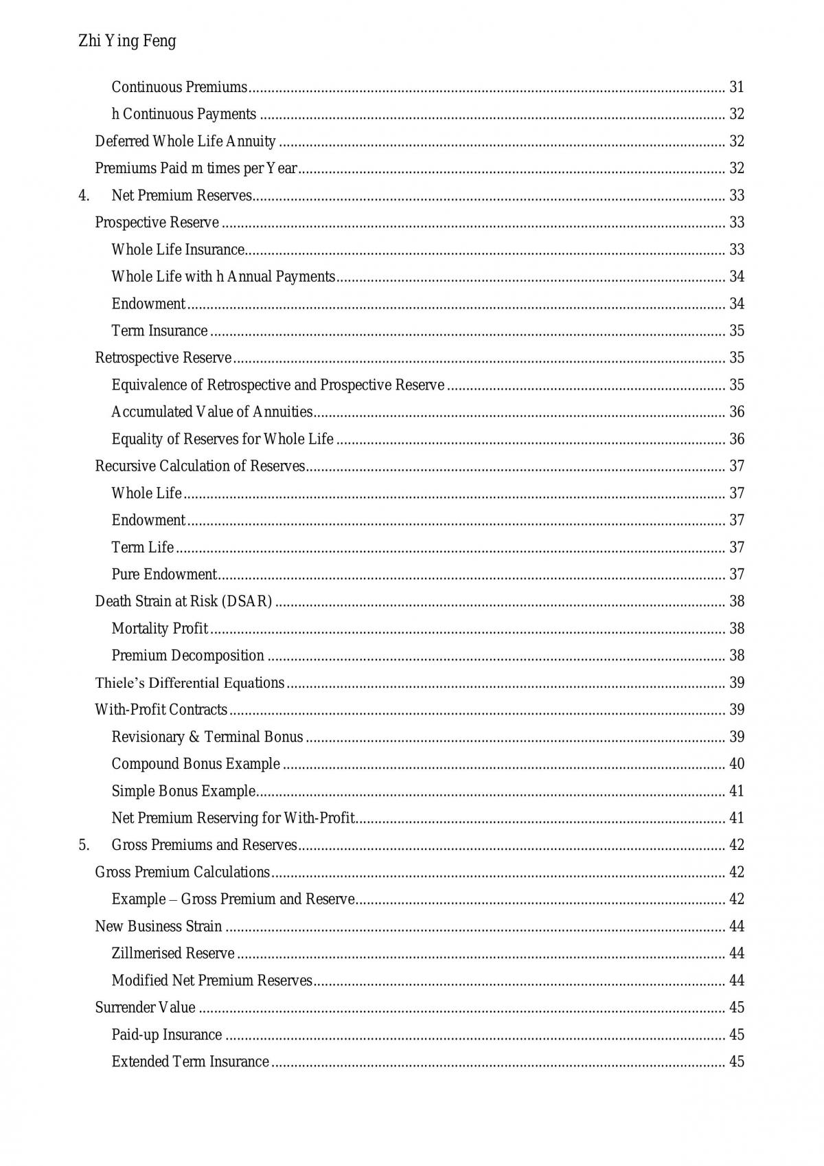 ACTL3151 Full Course notes - Page 3