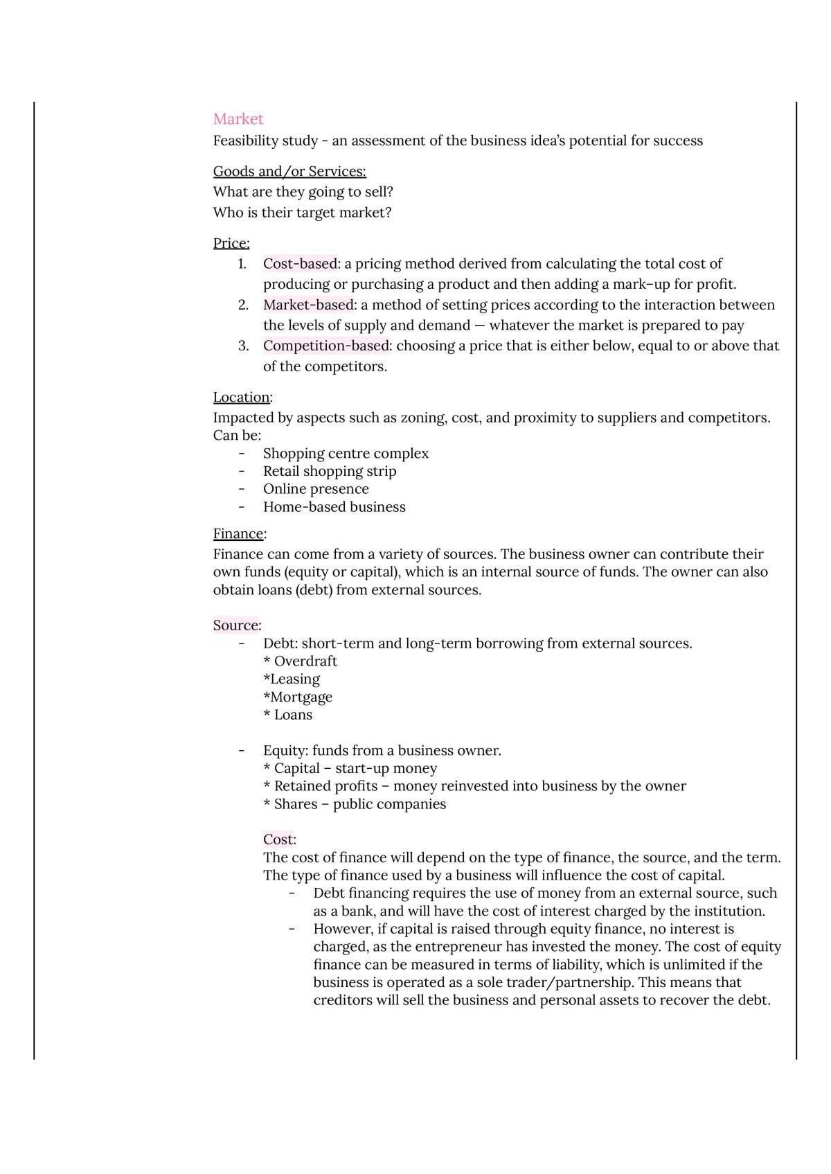 Business Study Notes - Prelim - Page 20