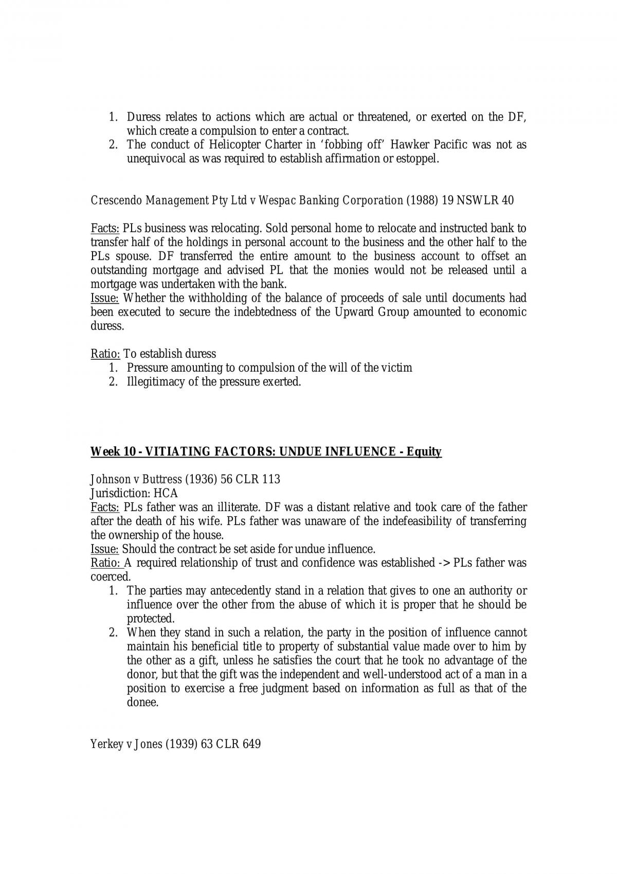 Case Notes For Contracts Course - Page 35