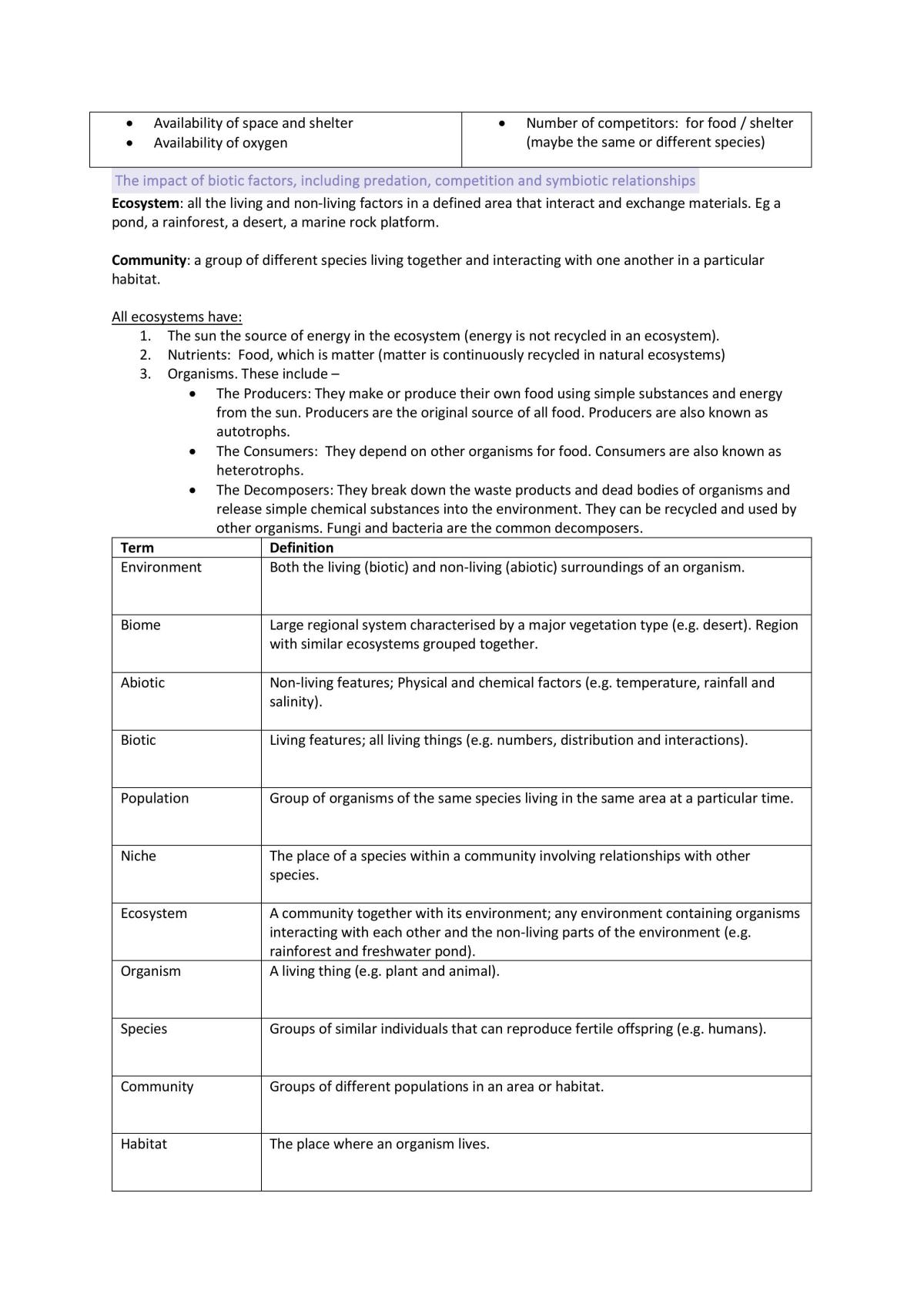 Prelim Biology Study Notes - Page 17