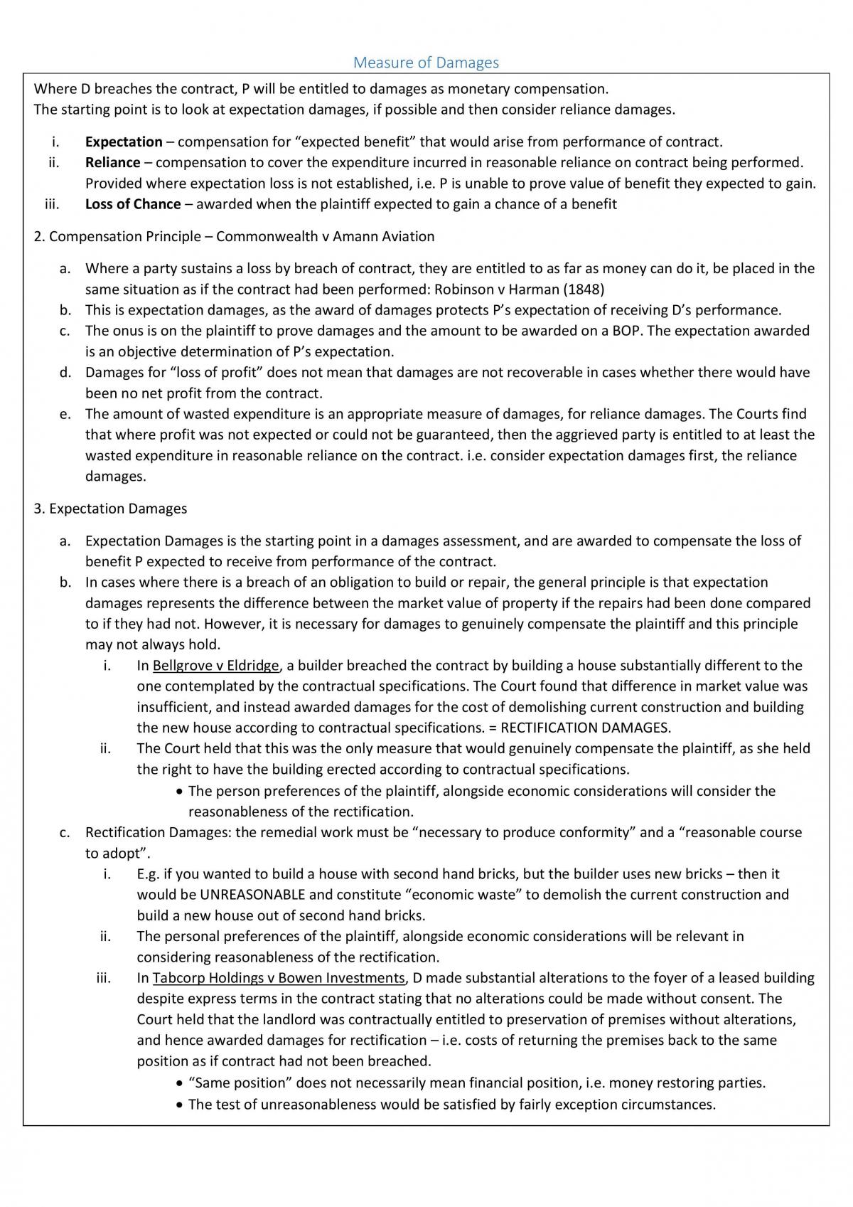 Contract Law Notes - Page 17