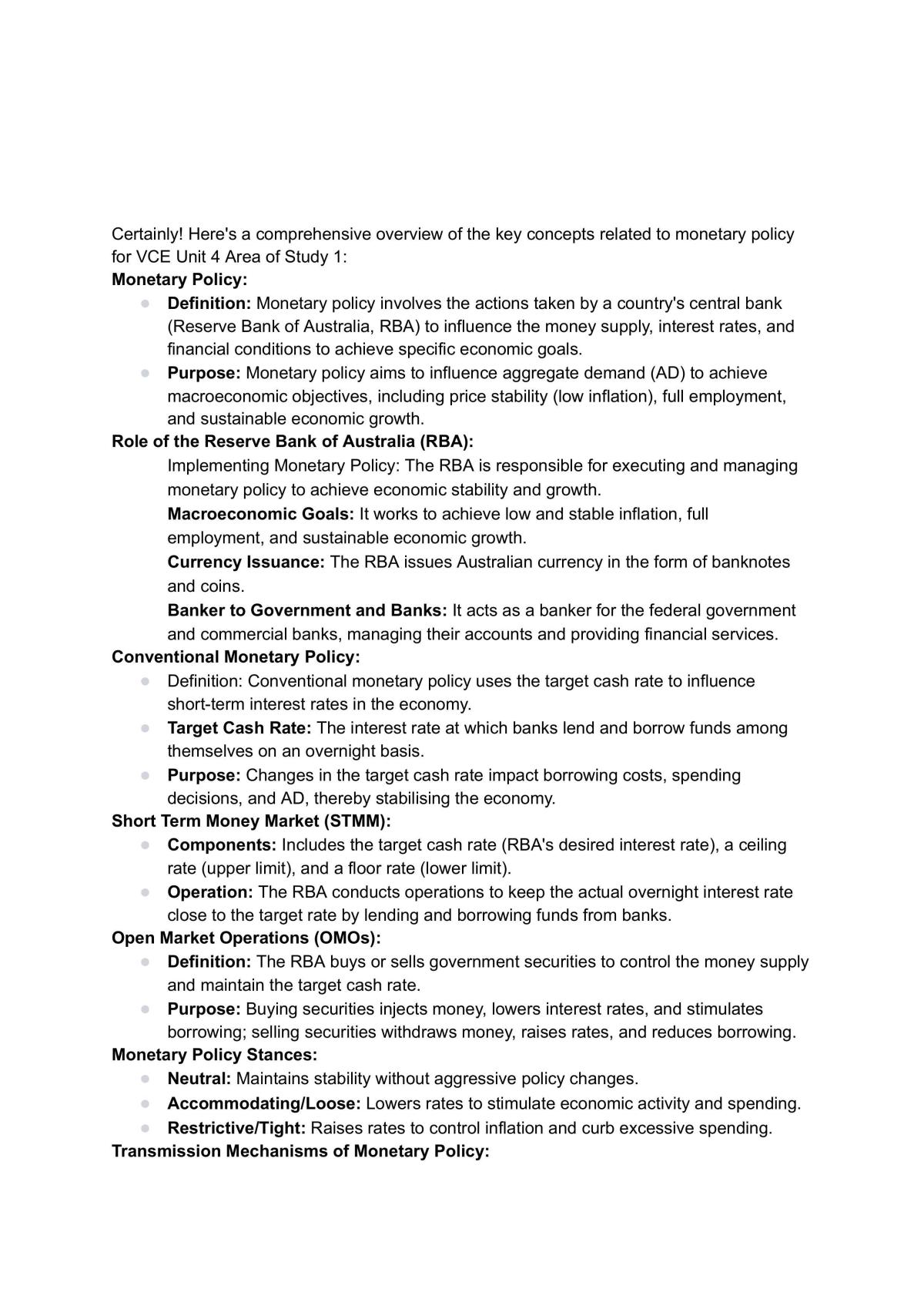 Unit 4 Economics  - Page 18