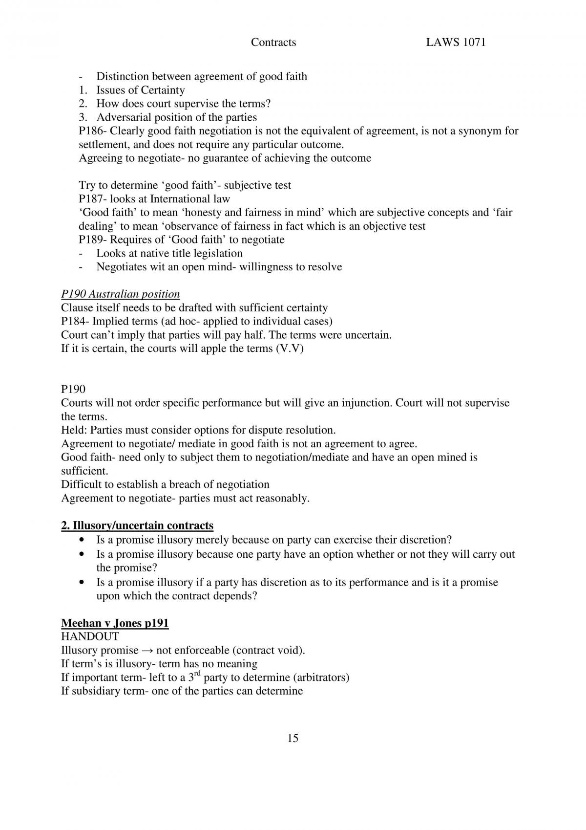 Contracts Law - Page 15