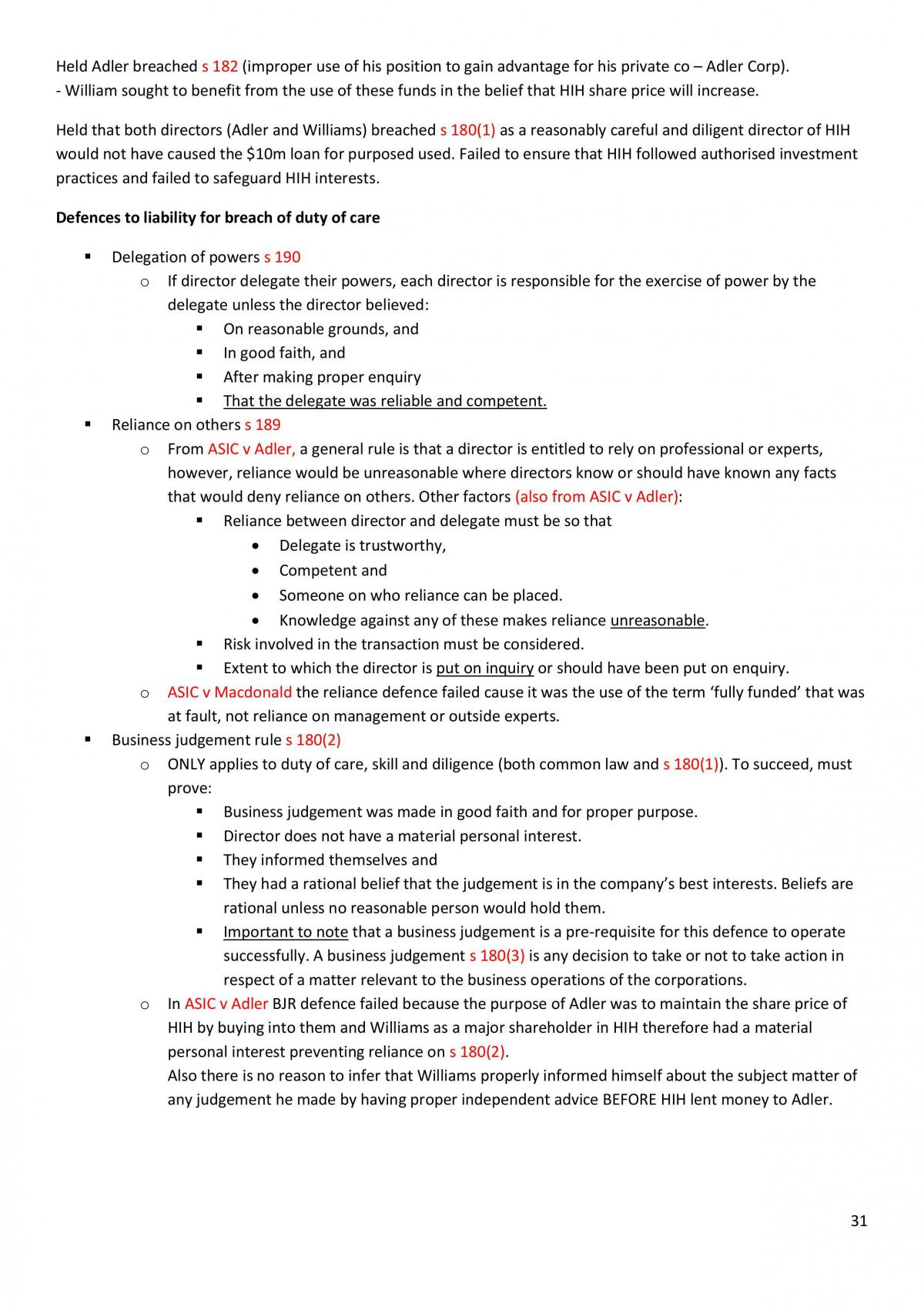 TABL2741 Study Notes - Page 31