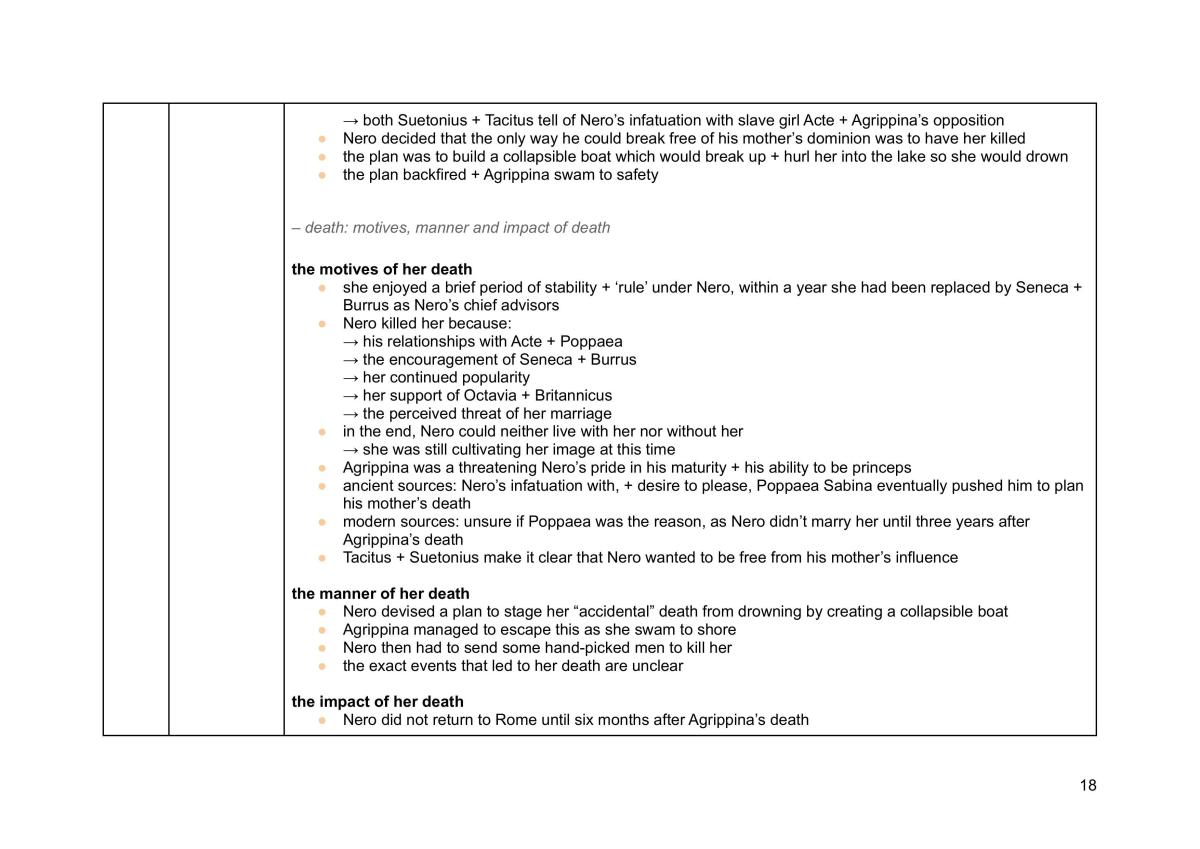 Agrippina the Younger study notes - Page 18
