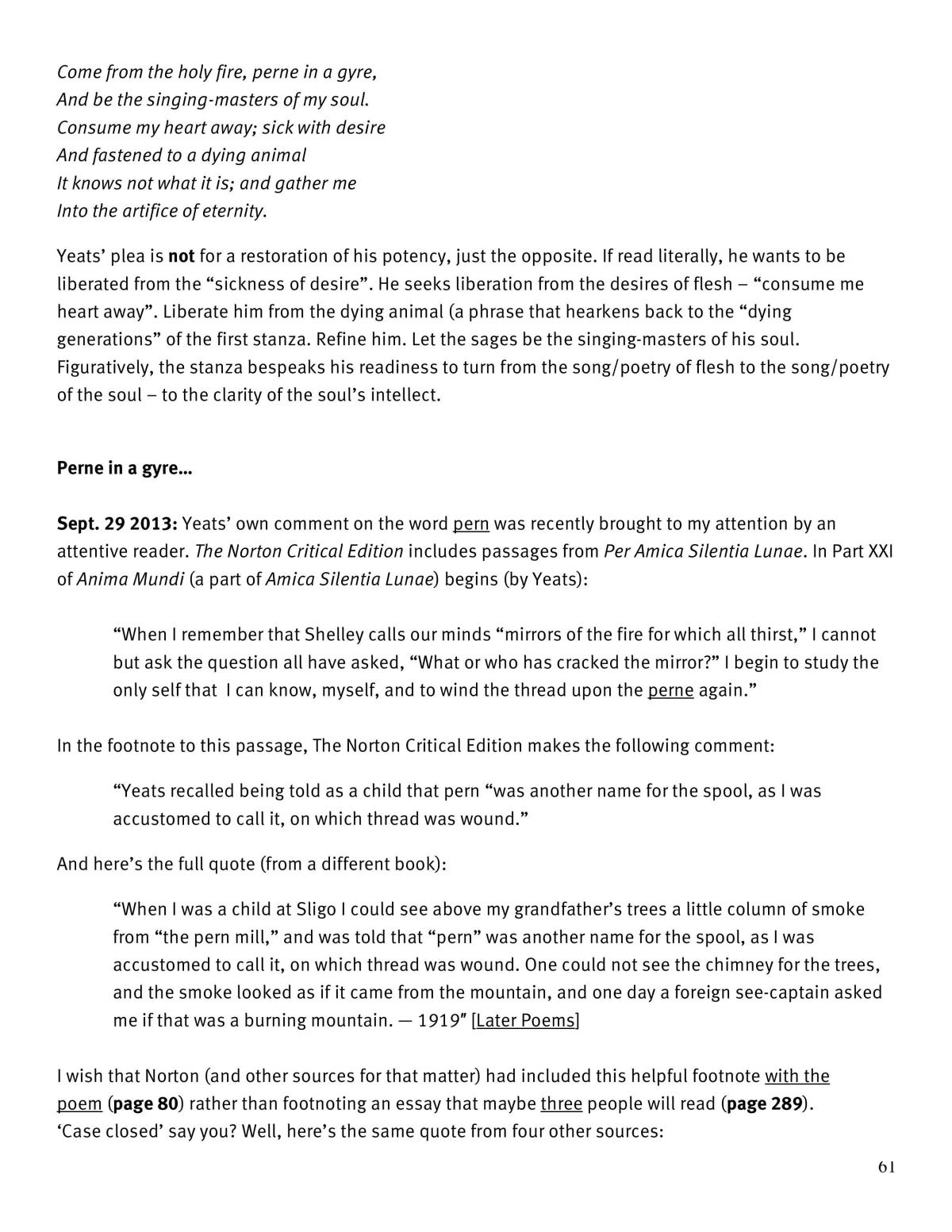 William Butler yeats - Page 61