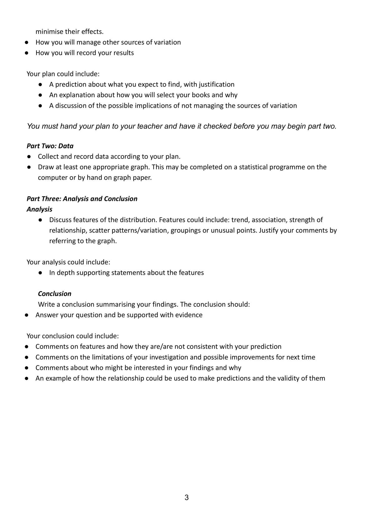 91036 Investigate bivariate numerical data using the statistical enquiry cycle - Page 3