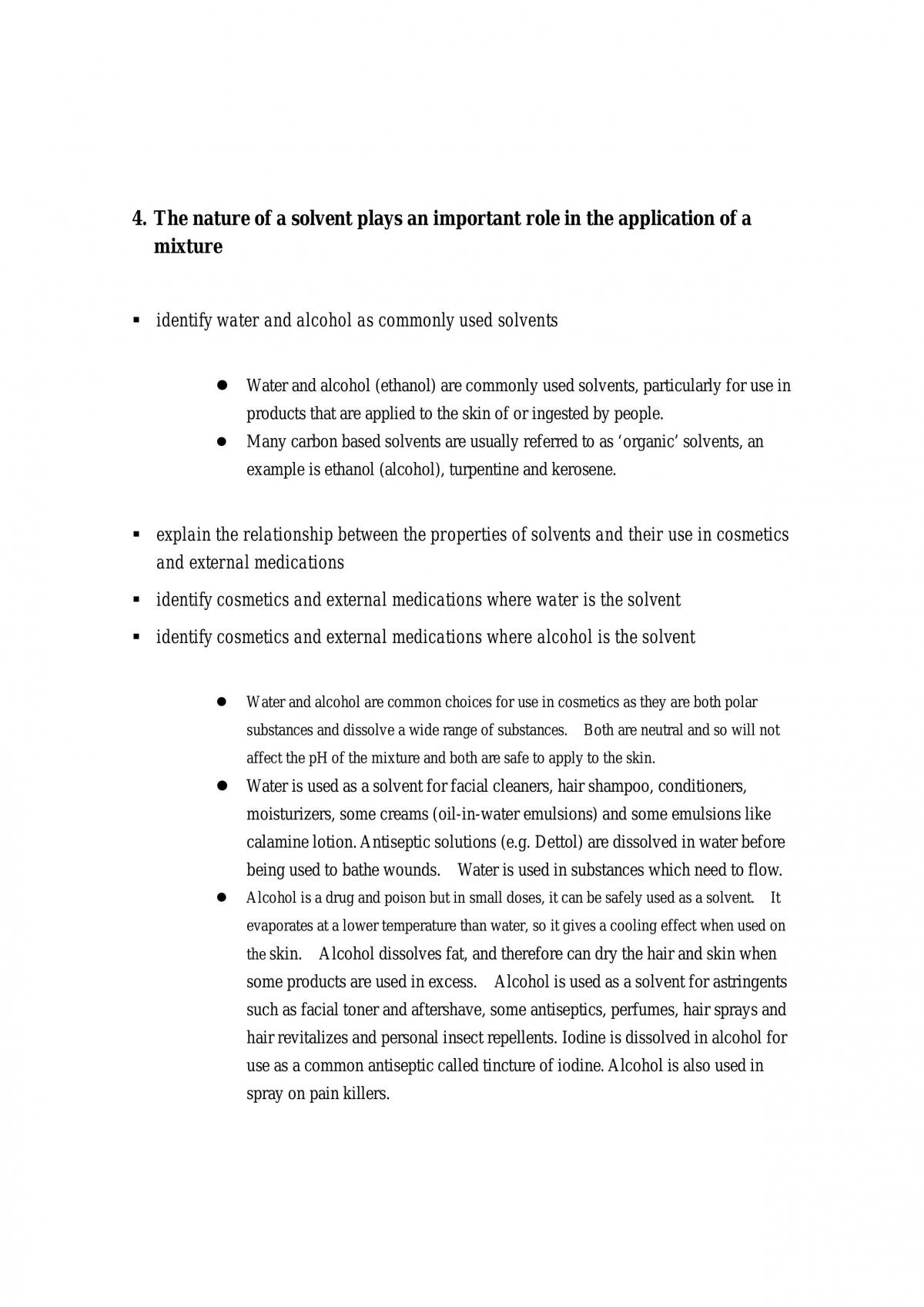 Senior Science - Complete Chemistry Core Topic Notes - Page 20