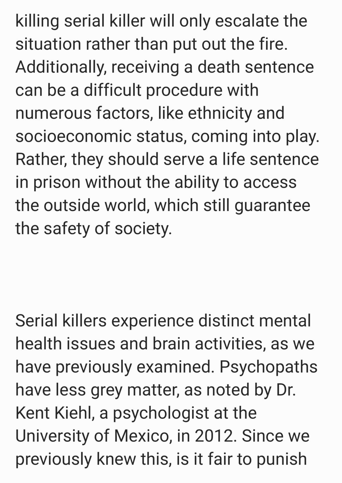 Are serial killers biological inclined to kill? - Page 28