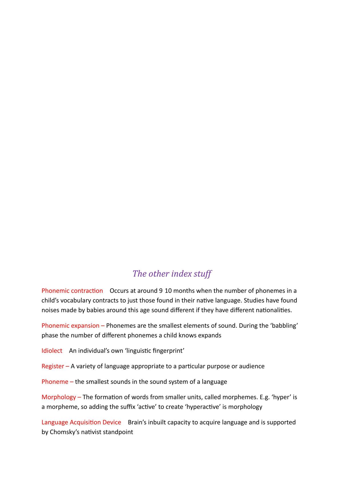Child Language Notes - Page 30