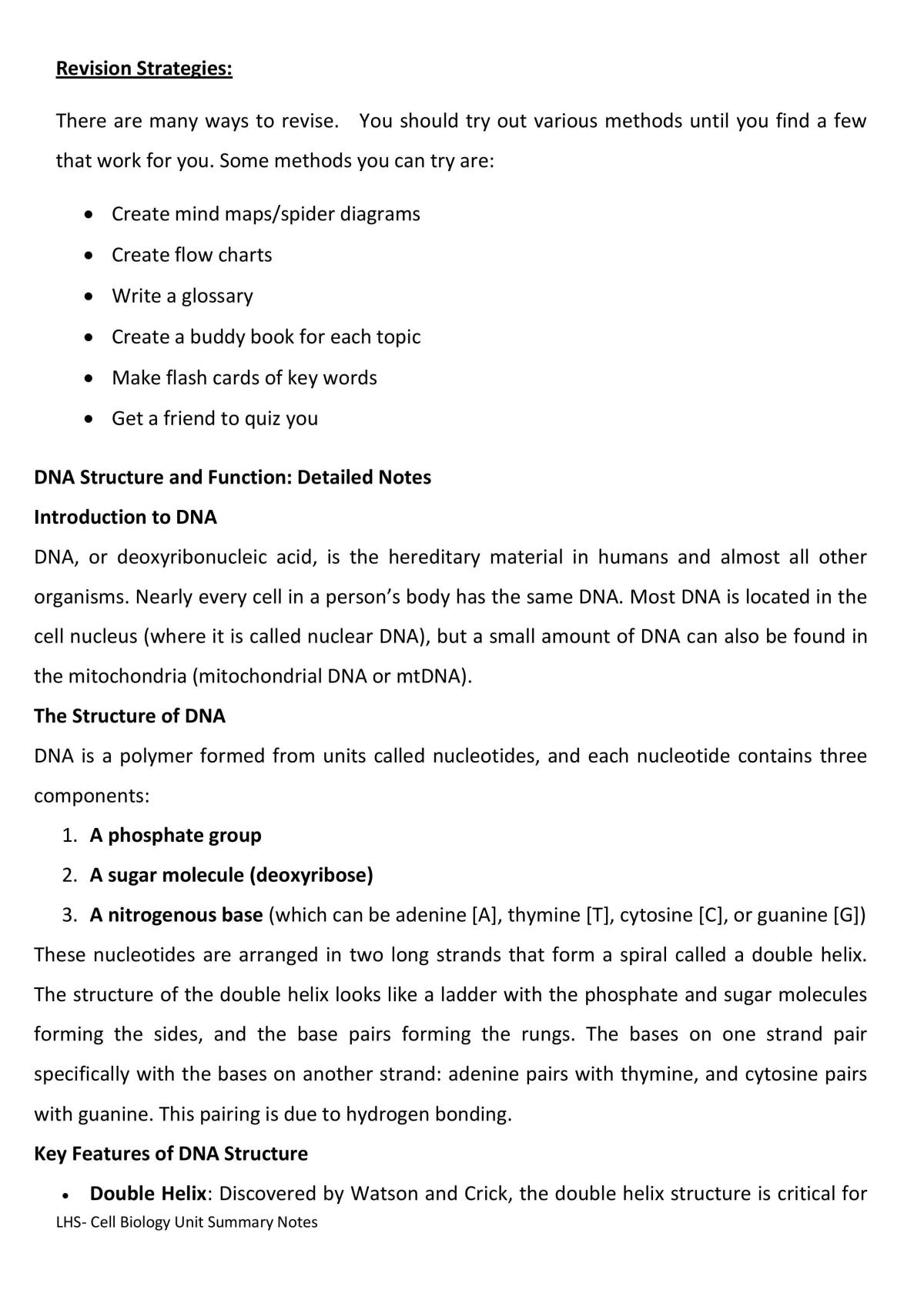 Stage 2 Biology notes - Page 16