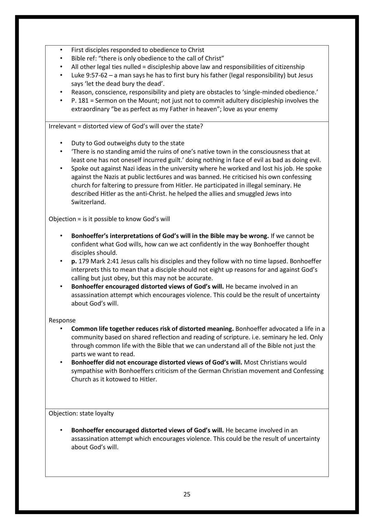 Christian Thought Revision Guide - Page 25