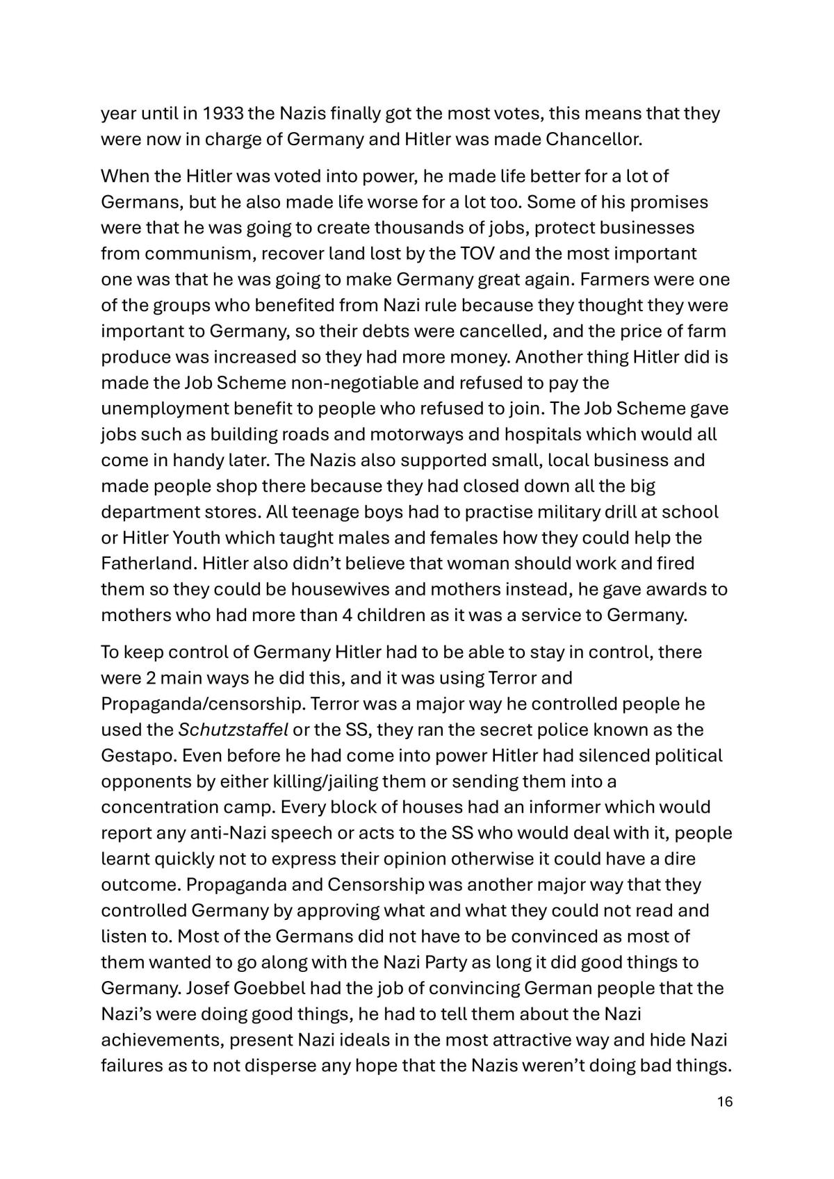 WW1, Causes and Consequences - Page 16