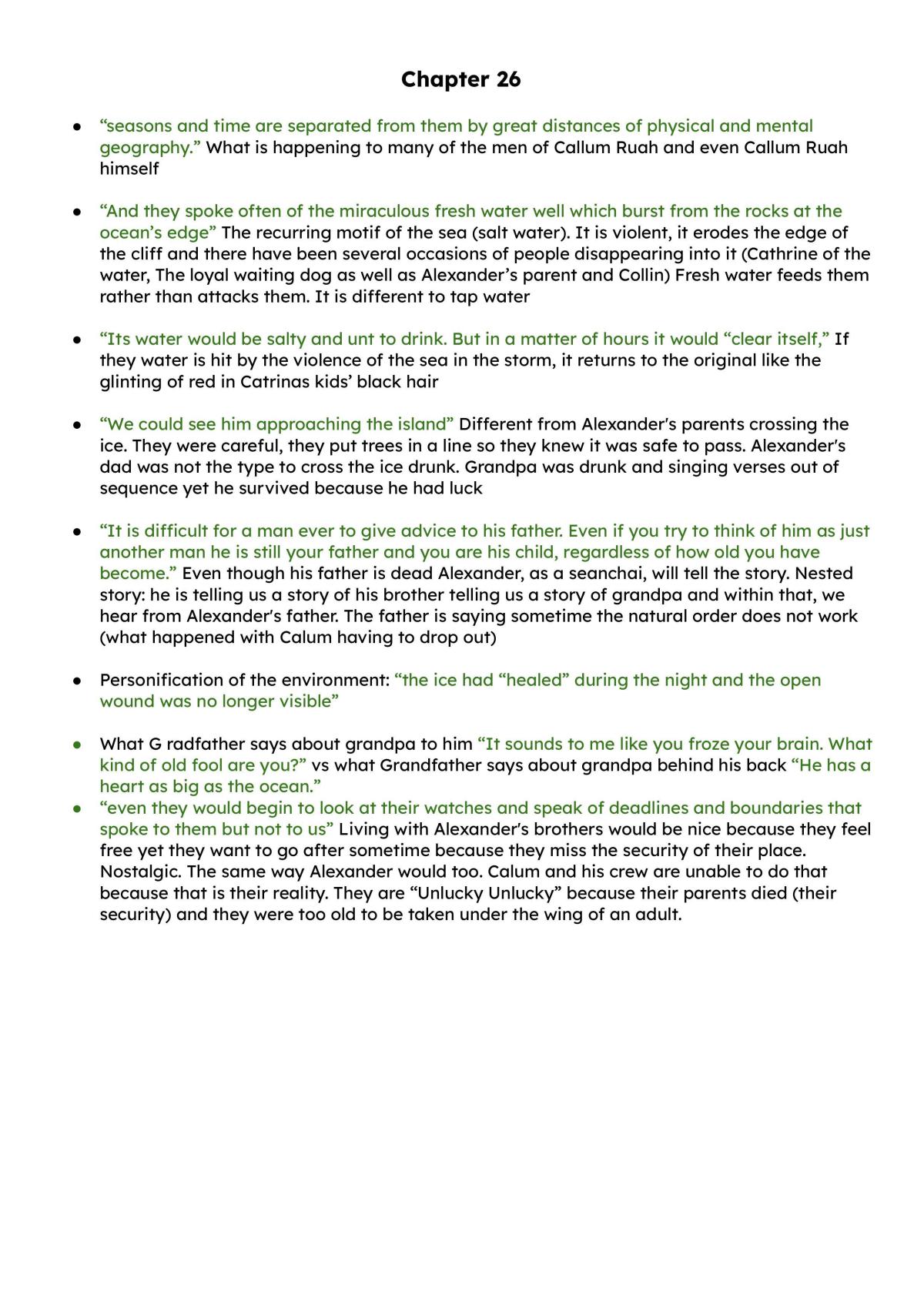 Complete Study Notes and Analysis of Novel: 