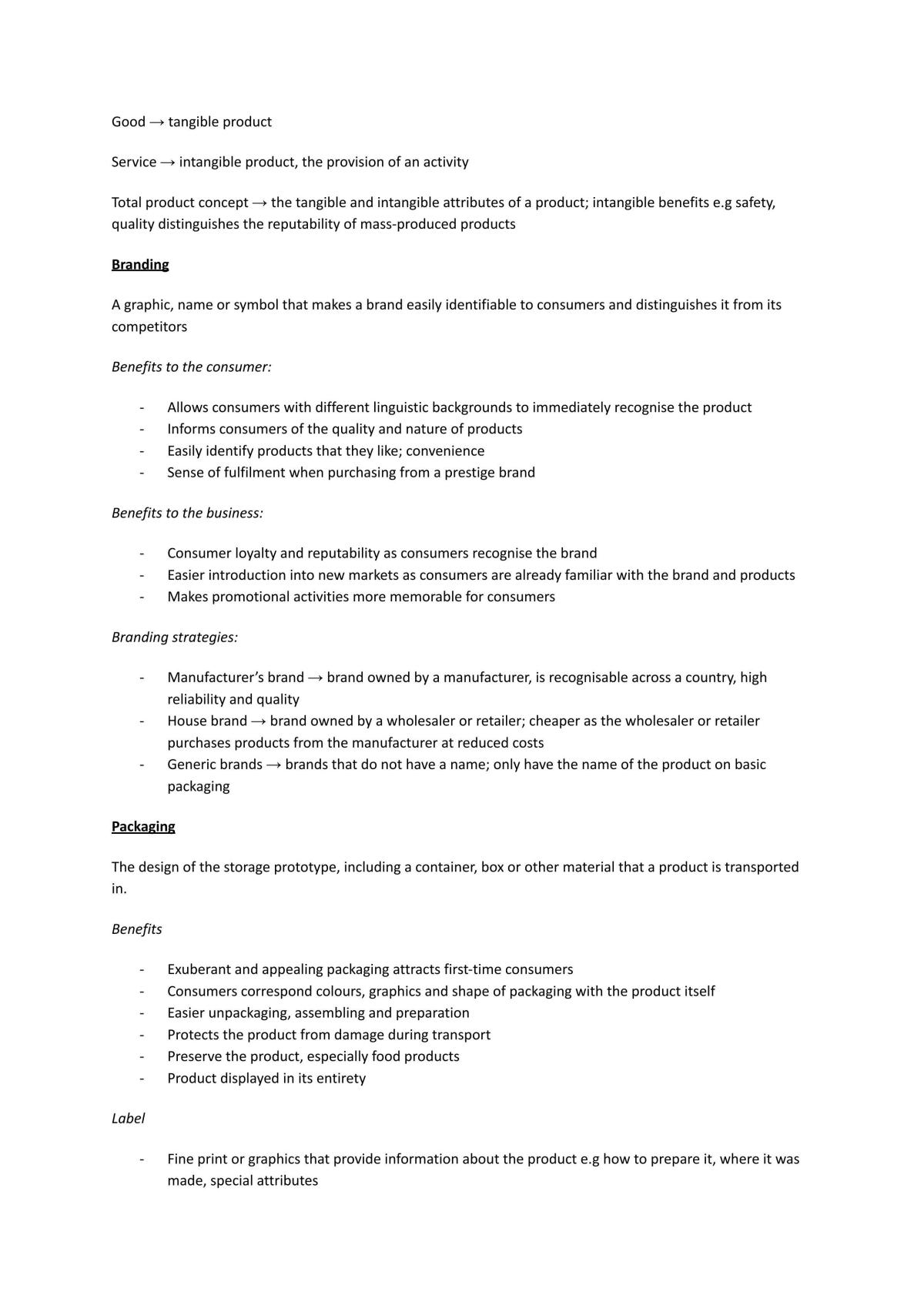Marketing Study Notes - Page 15