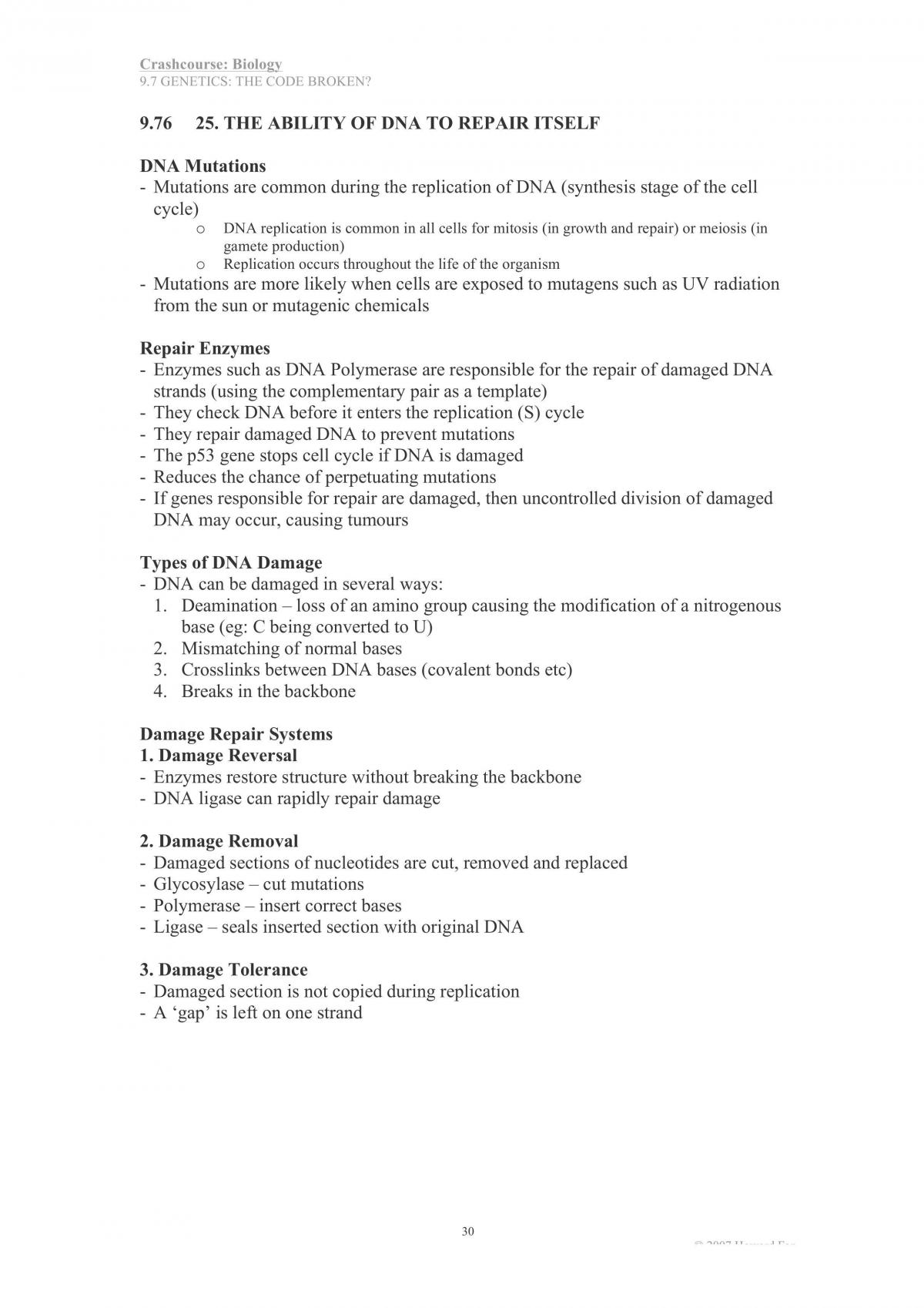 Genetics, the code unbroken - Page 30