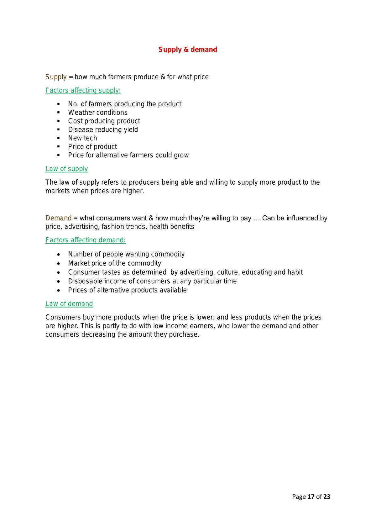 2016 Course Agriculture Notes - Page 17