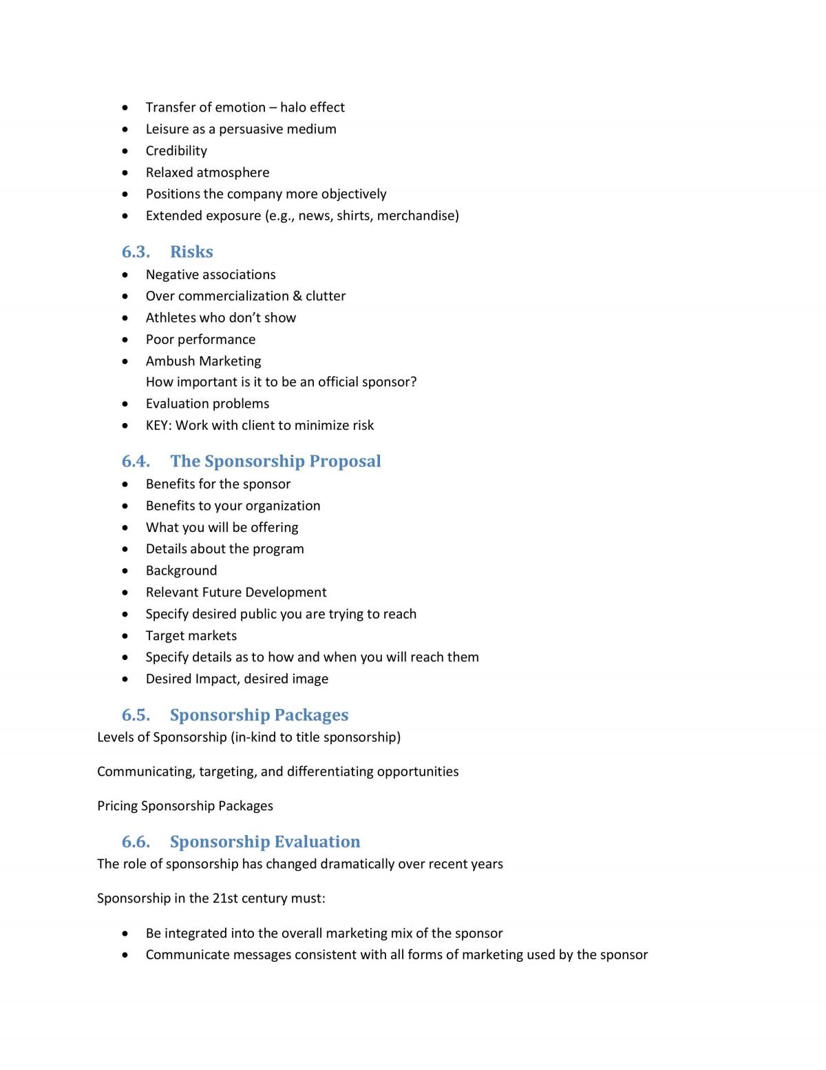 Event Marketing Course Notes - Page 33