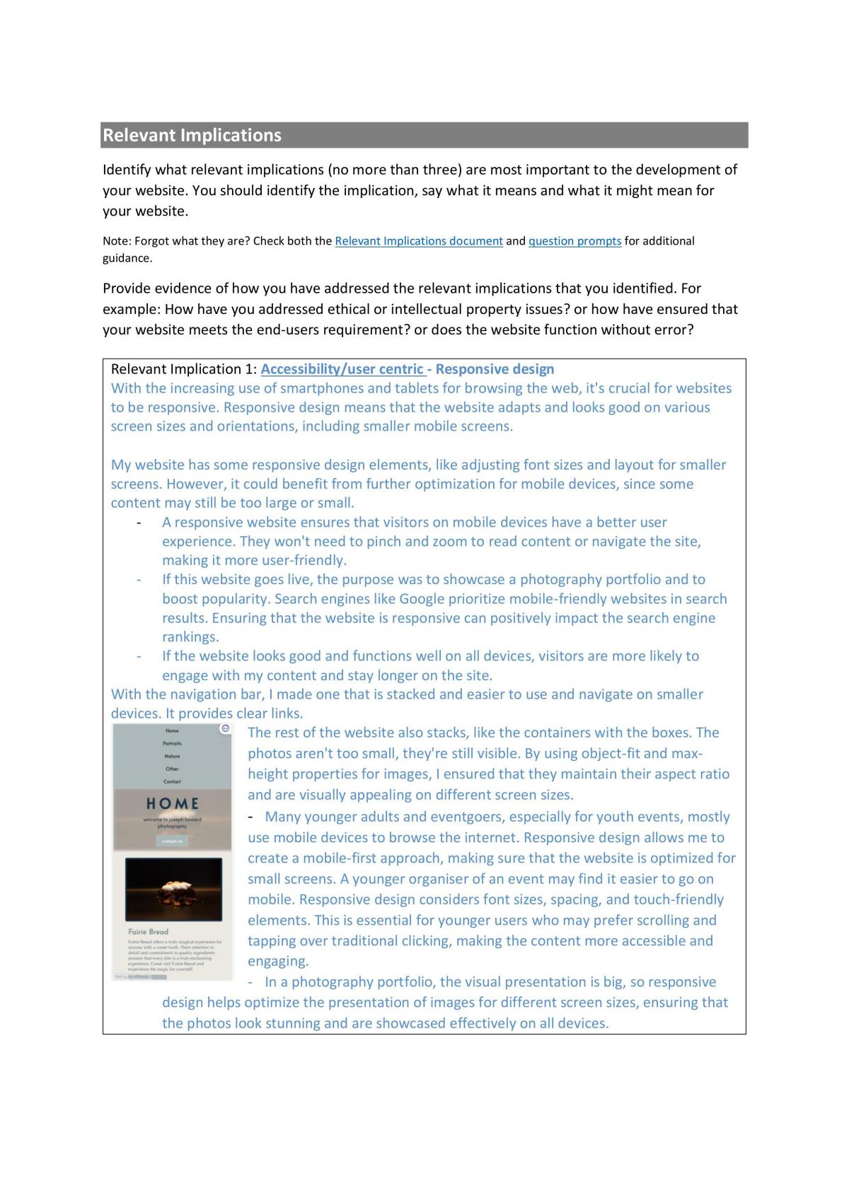 1.4  (EXCELLENCE) Develop a design for a digital outcome +  Develop a digital media outcome - Page 38